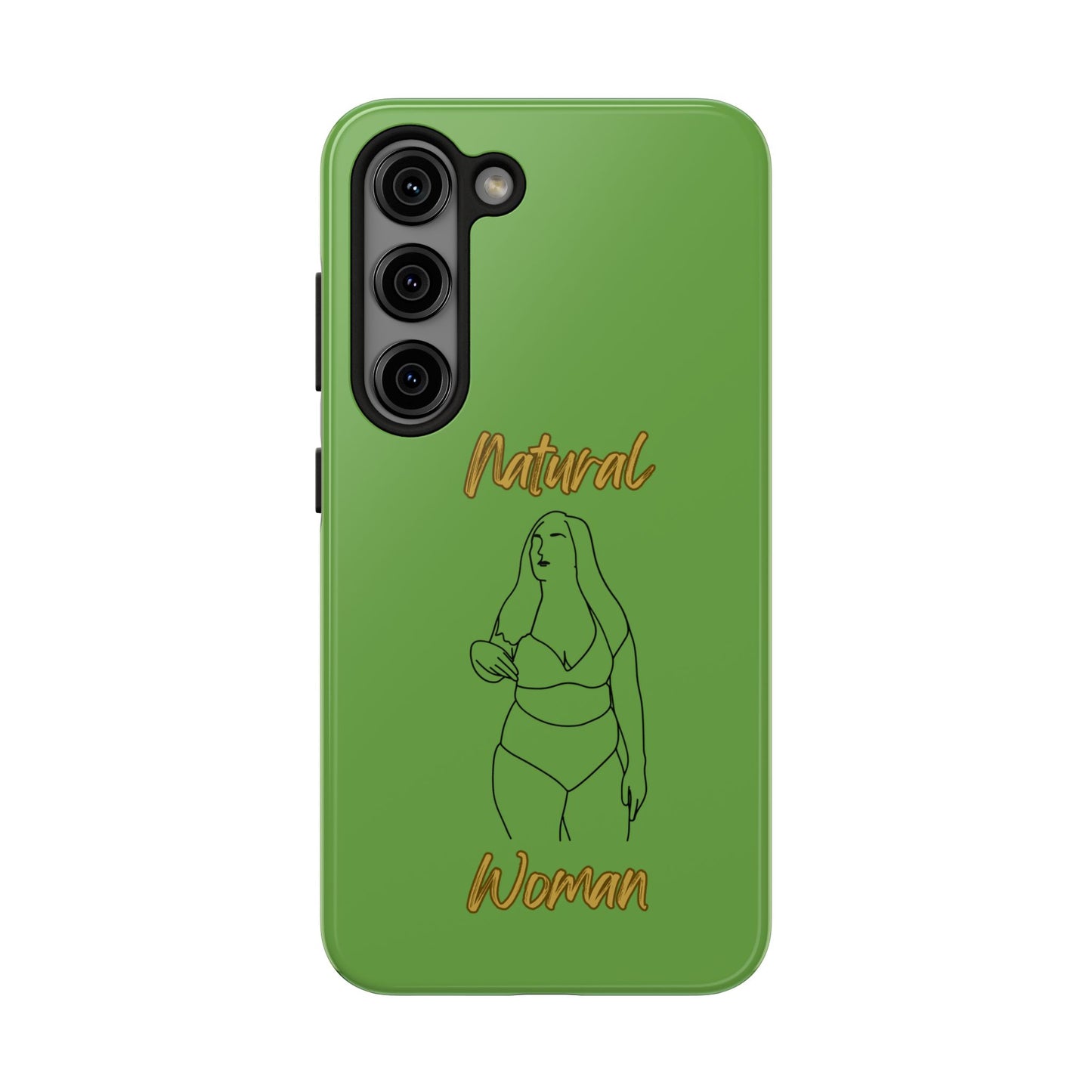 Natural Woman Full Beauty (BL)Tough Phone Cases GREEN