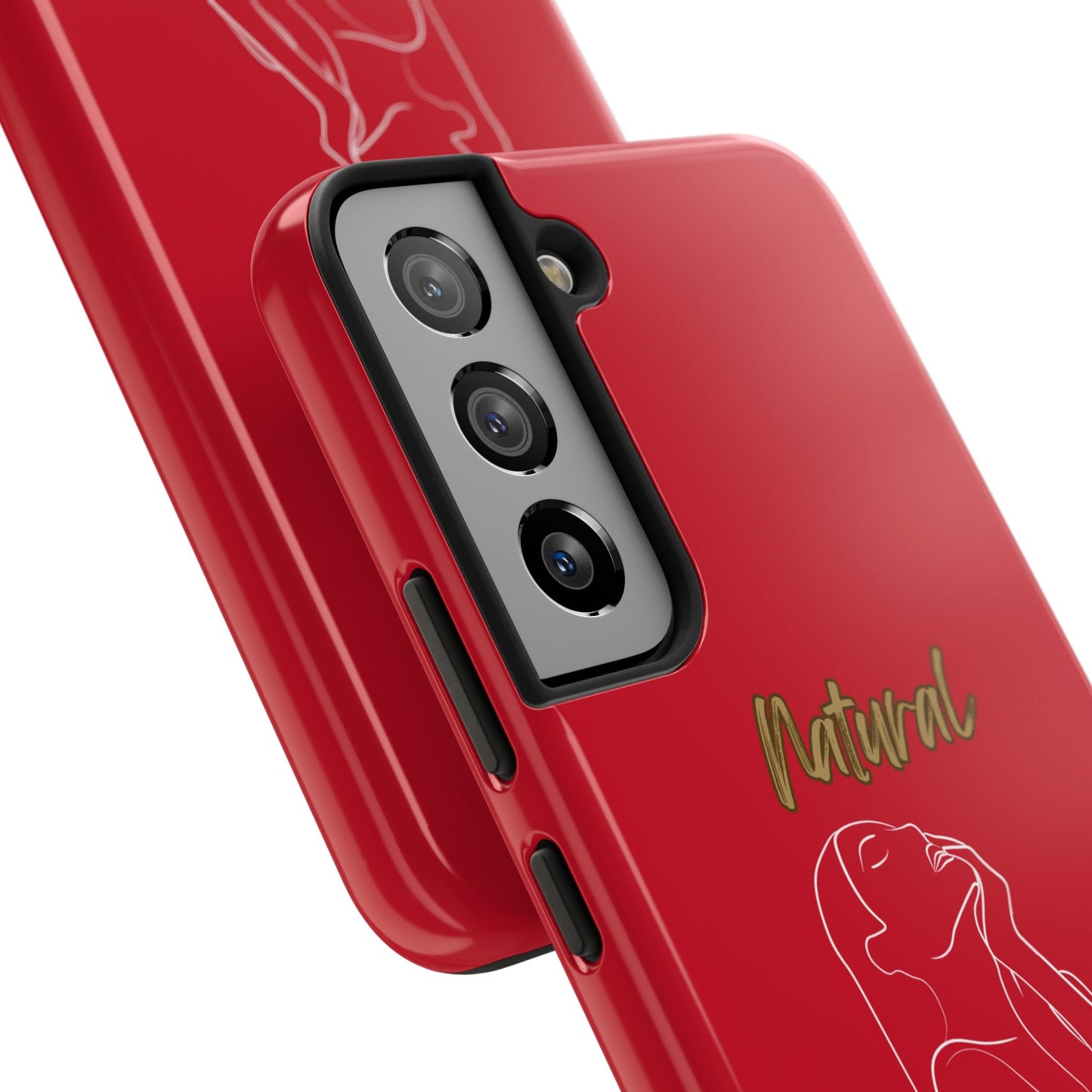 Natural Woman Thank You (WL) Tough Phone Cases DARK RED