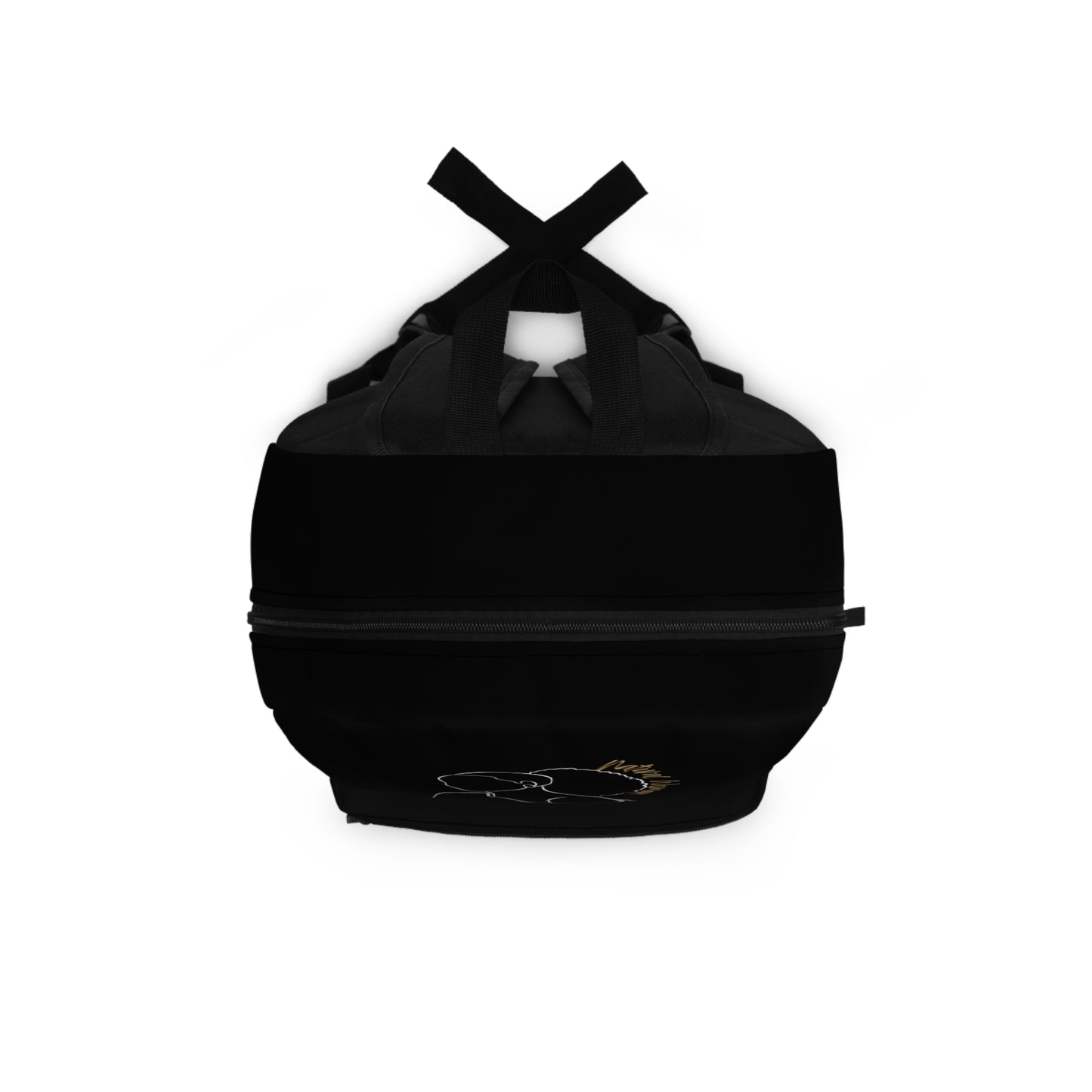 Natural Woman Behind Head Puff (WL) Backpack BLACK