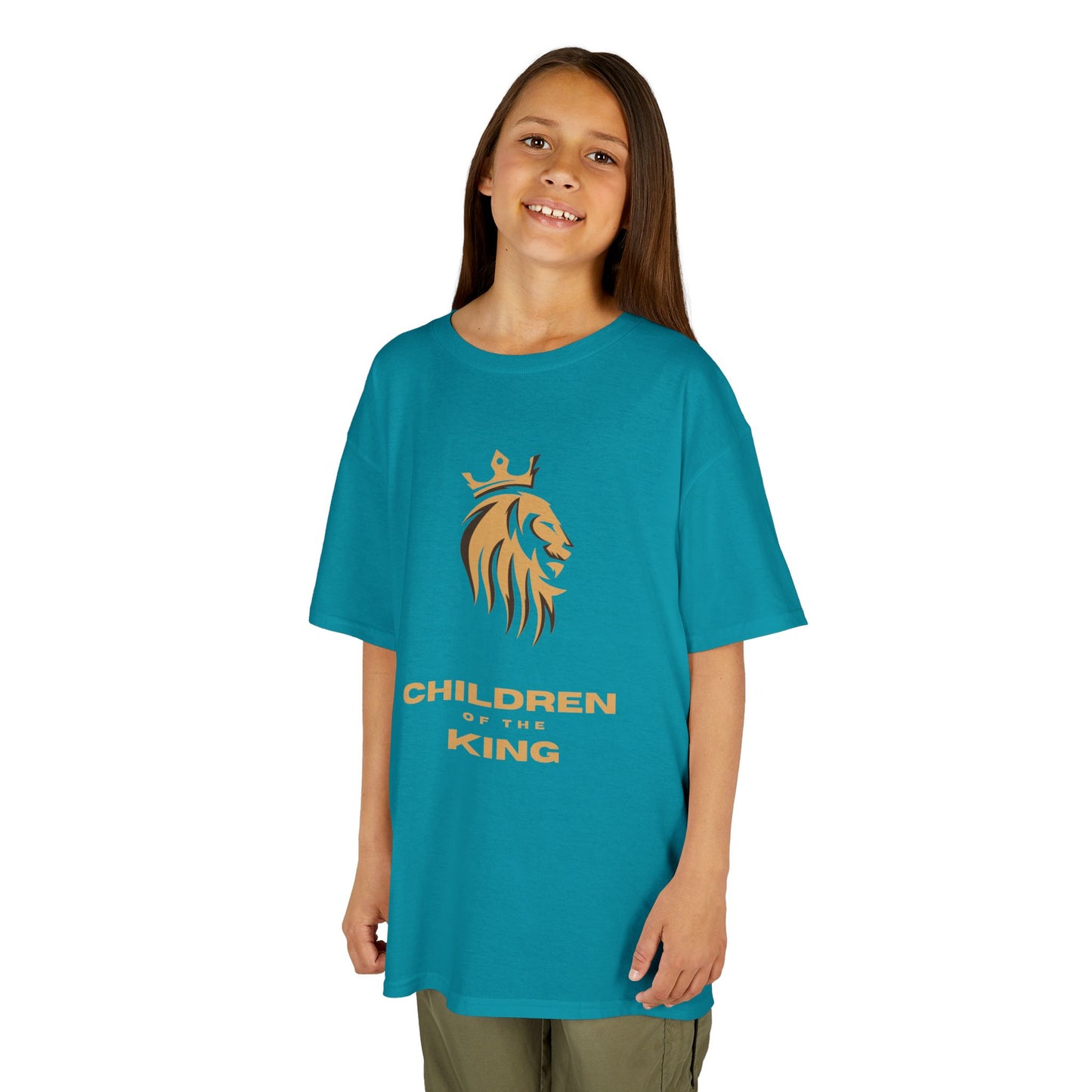 Children of the King Inspirational Kids Cotton T-Shirt (BRL)