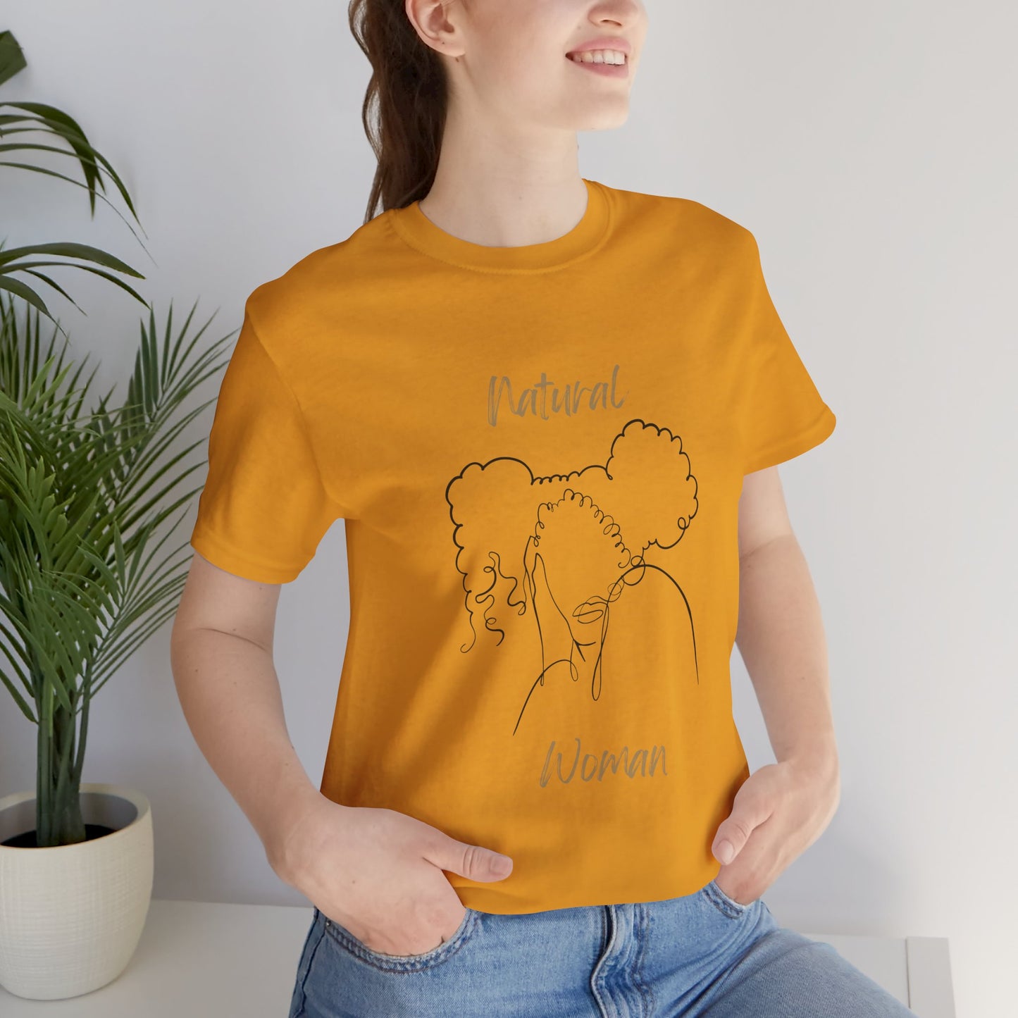 Natural Woman Twin Puffs (BL) Short Sleeve T-Shirt