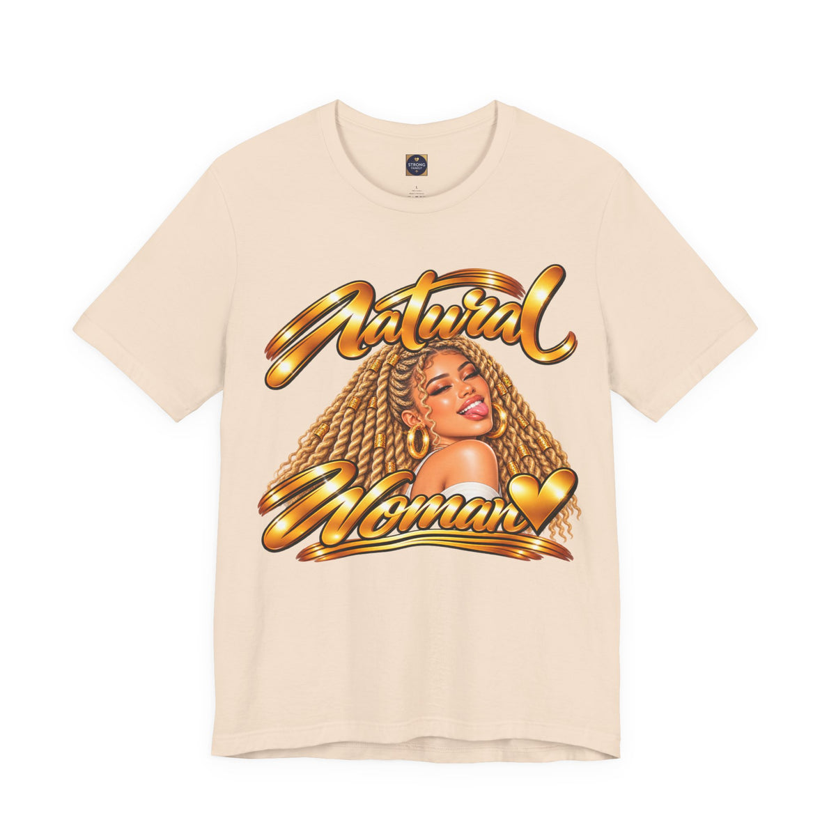 Natural Woman Twists Graphic Tee – Blonde Edition | Strong Family