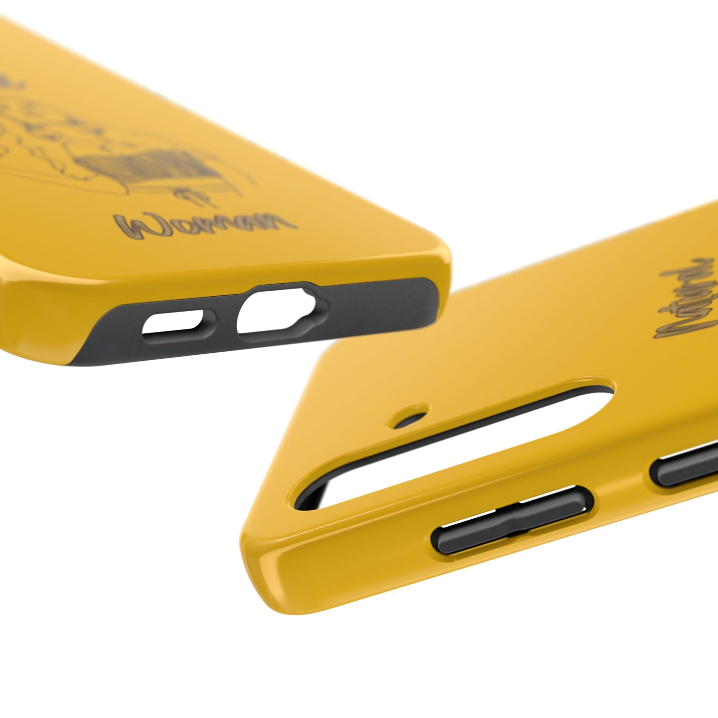 Natural Woman Thinking (BL)Tough Phone Cases YELLOW