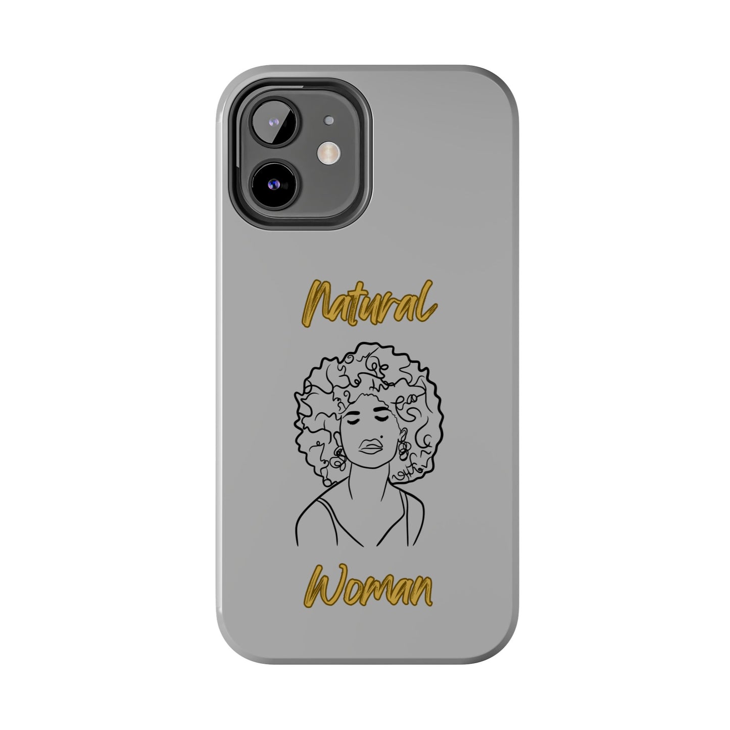 Natural Woman All About Me (BL)Tough Phone Cases LIGHT GREY