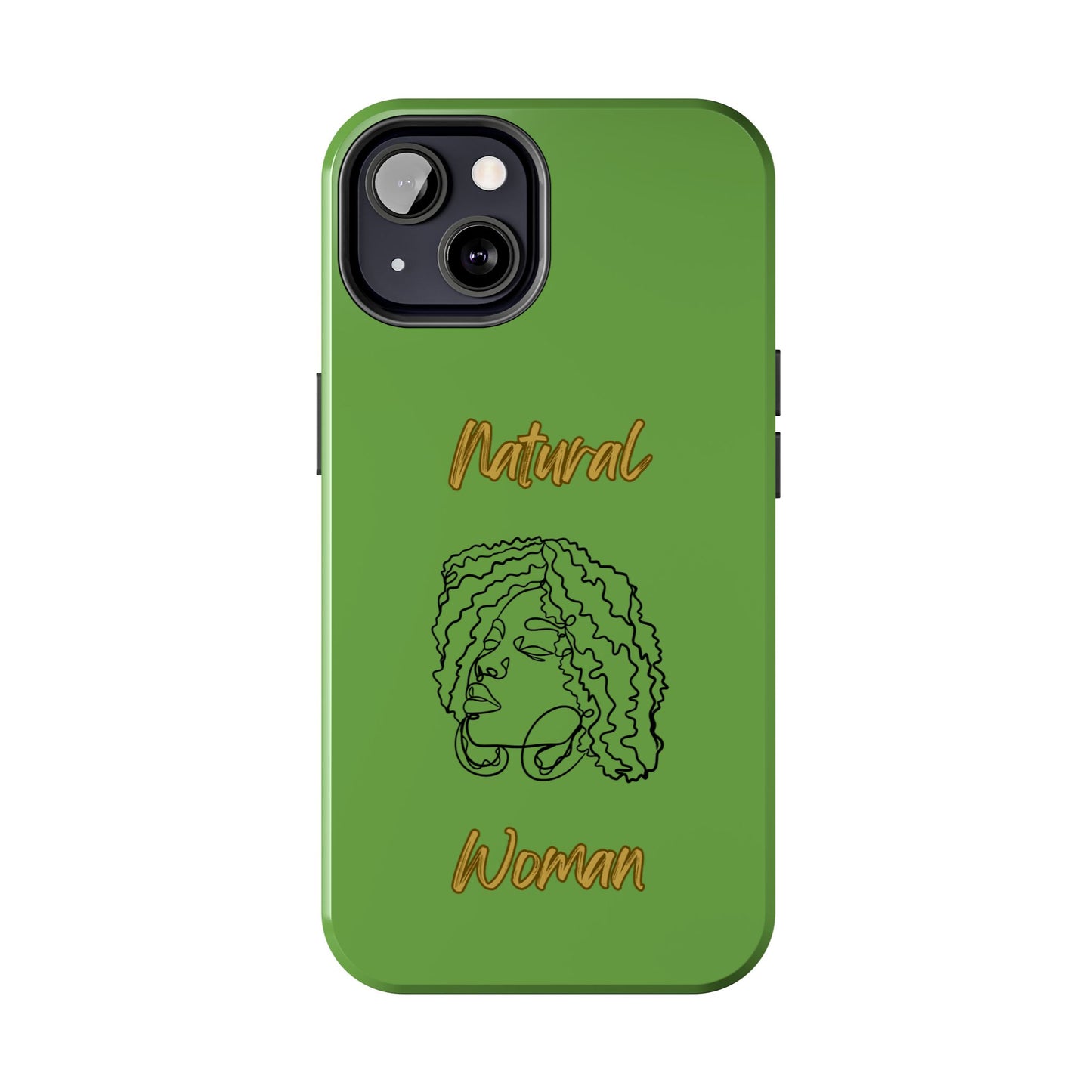 Natural Woman Naturally Me (BL)Tough Phone Cases GREEN