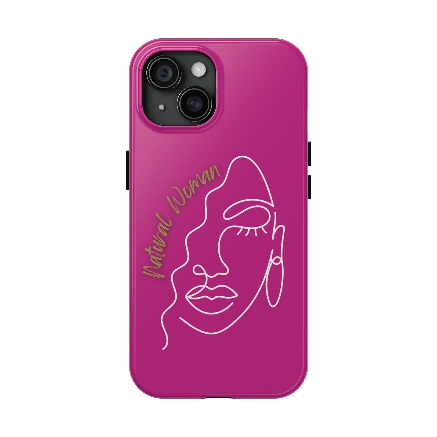 Natural Woman Half Face (WL)Tough Phone Case PINK