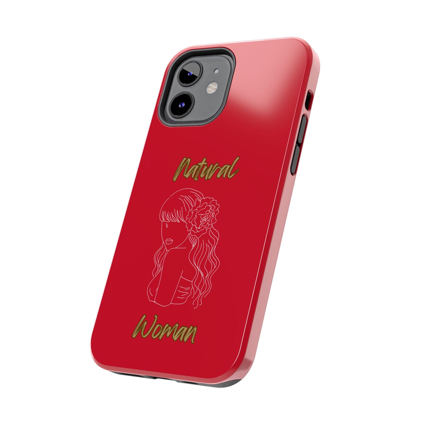 Natural Woman Newness (WL)Tough Phone Cases DARK RED