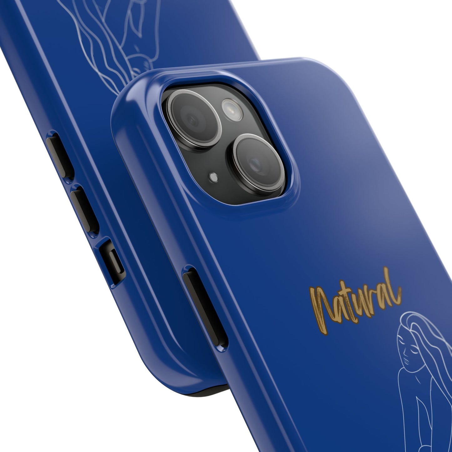 Natural Woman Beauty (WL) Tough Phone Cases DARK BLUE