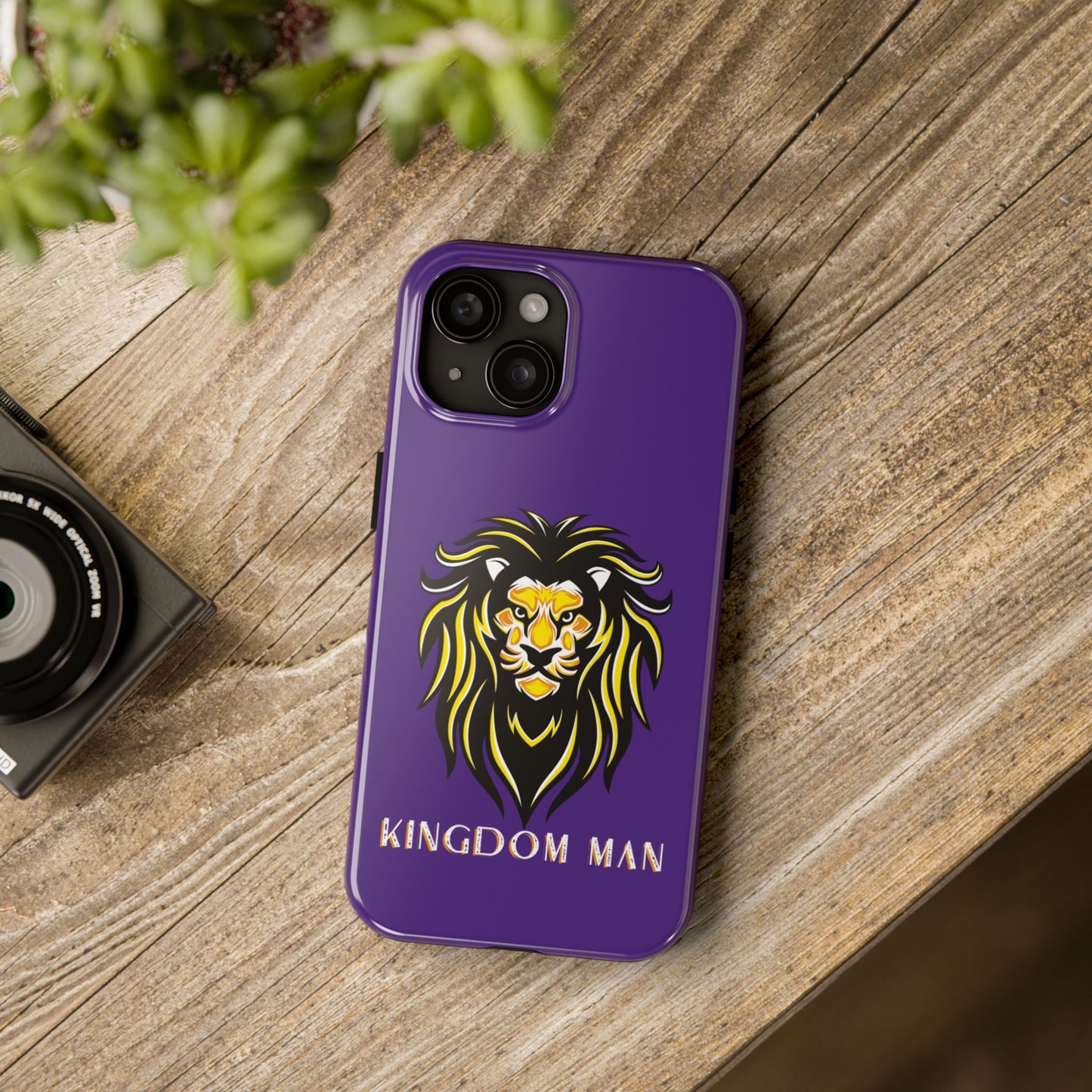 Kingdom Man (White-Gold Label) Tough Phone Case PURPLE