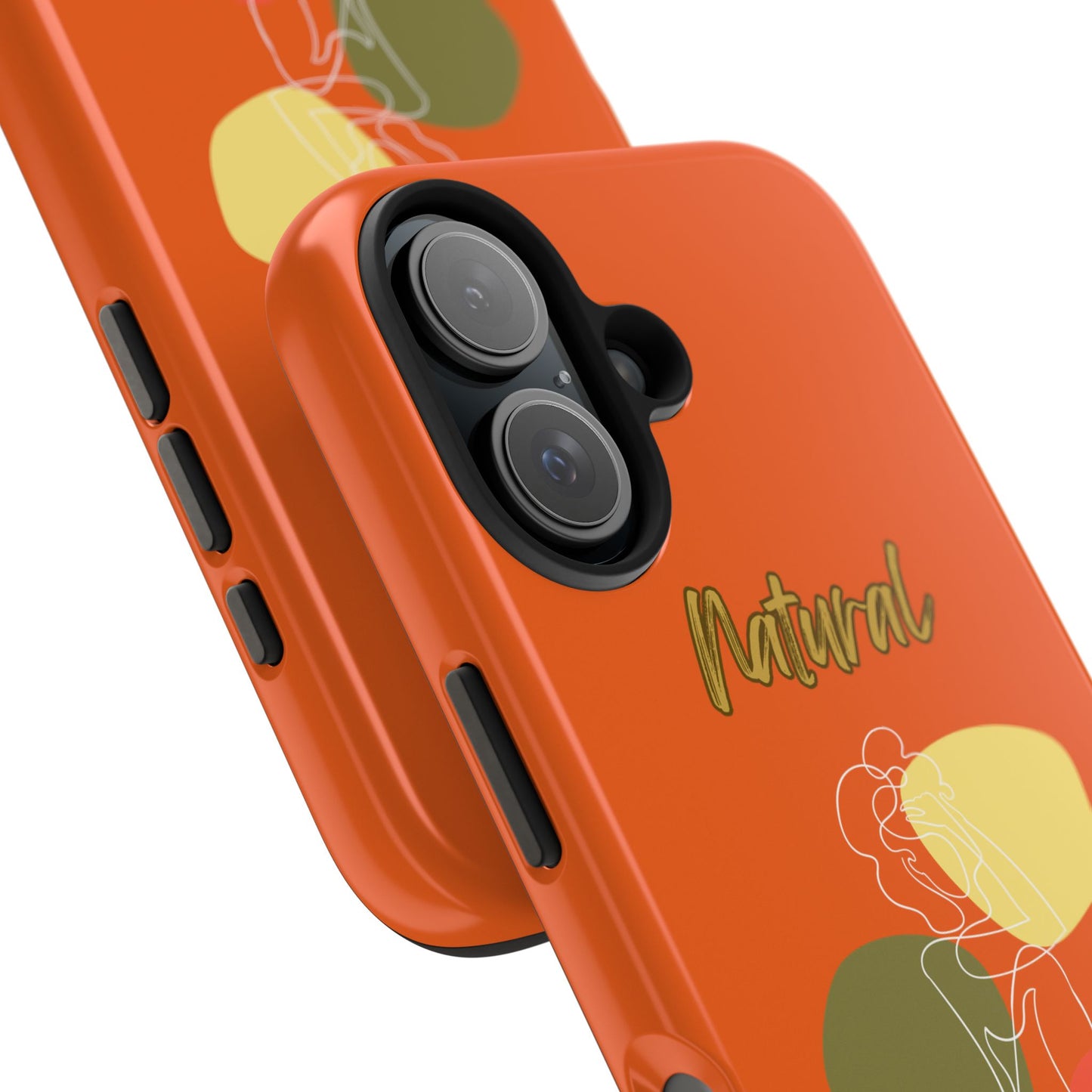 Natural Woman Colorful Pose (WL)Tough Phone Cases ORANGE