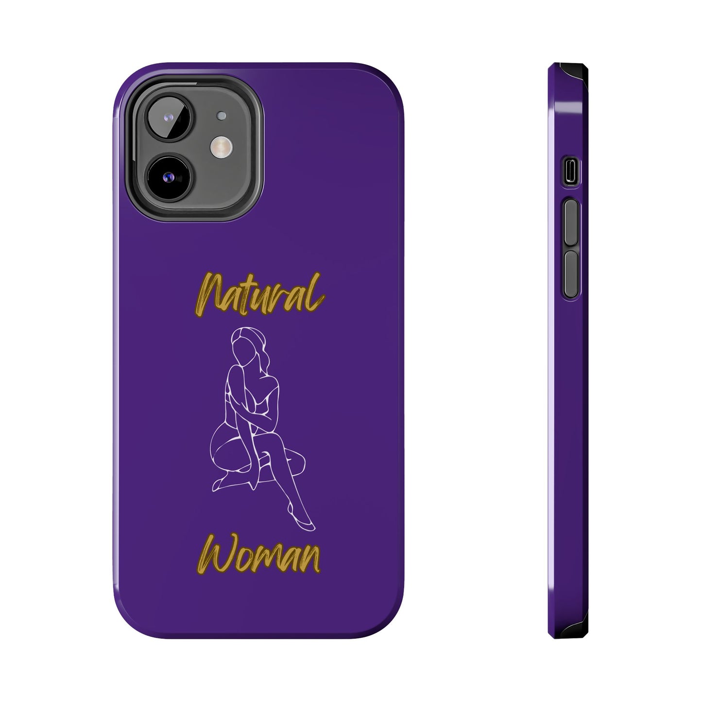 Natural Woman Shoulder Action (WL)Tough Phone Cases PURPLE