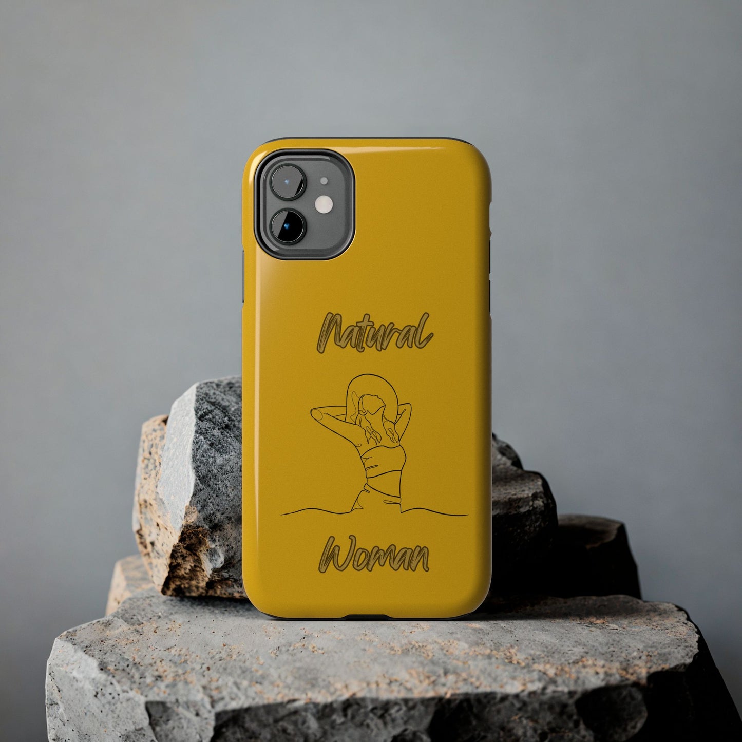 Natural Woman Sun Fun (BL)Tough Phone Cases YELLOW