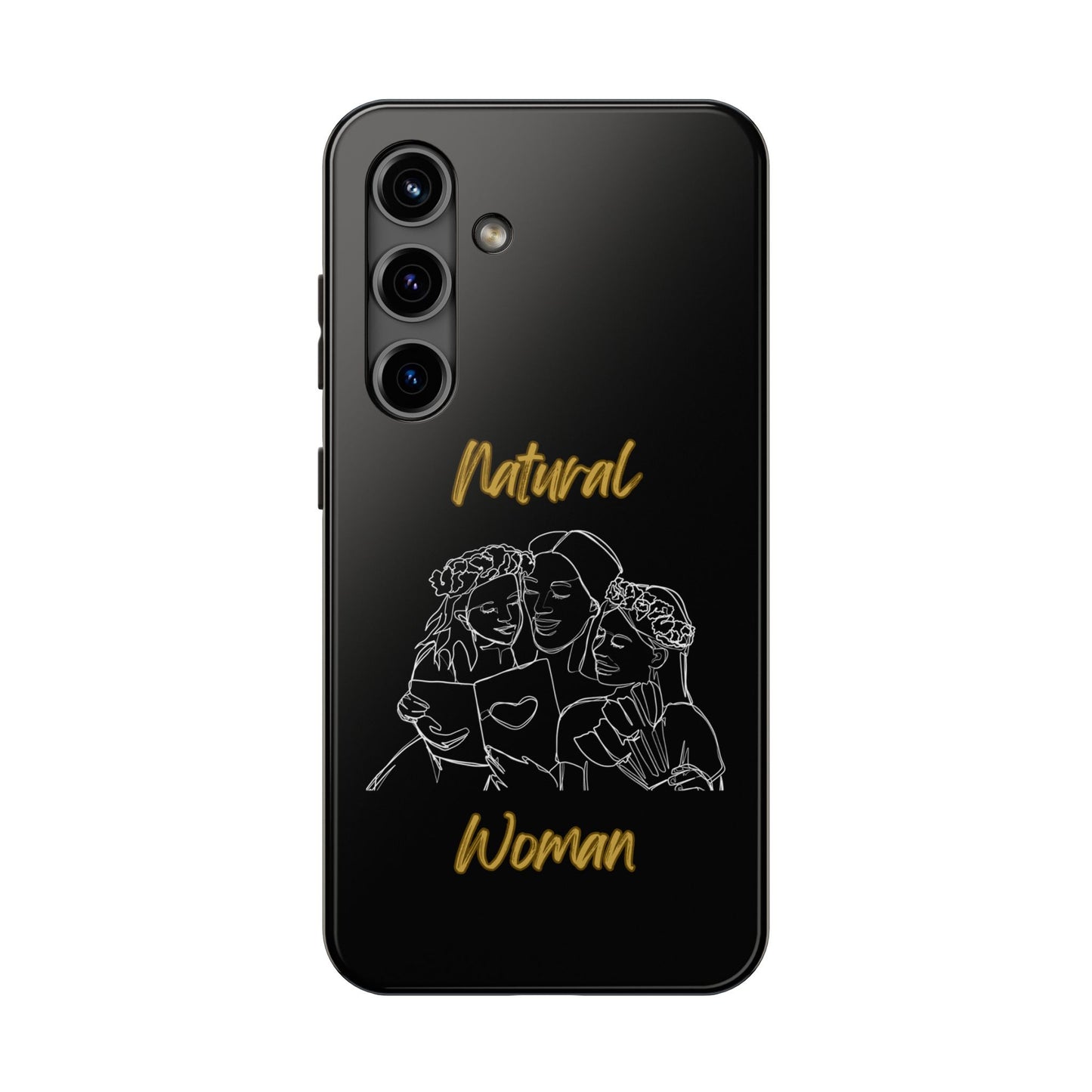 Natural Woman Me & My Girls (WL)Tough Phone Cases BLACK