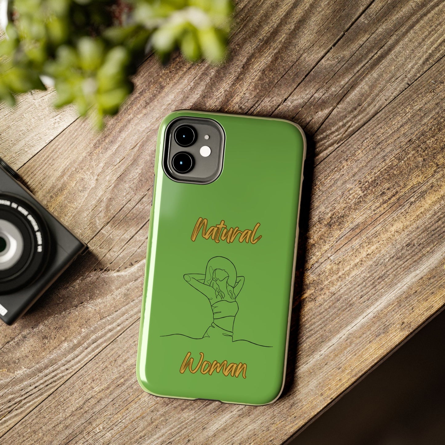 Natural Woman Sun Fun (BL)Tough Phone Cases GREEN