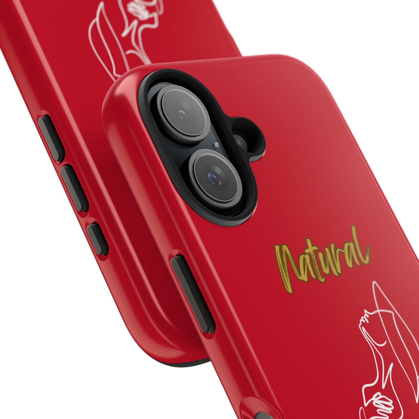 Natural Woman Free (WL)Tough Phone Cases DARK RED