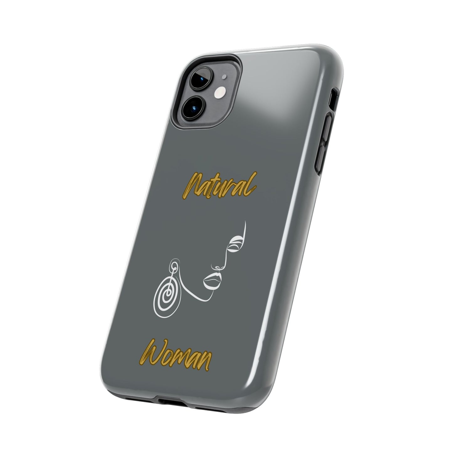 Natural Woman Music In My Soul (WL)Tough Phone Cases DARK GREY