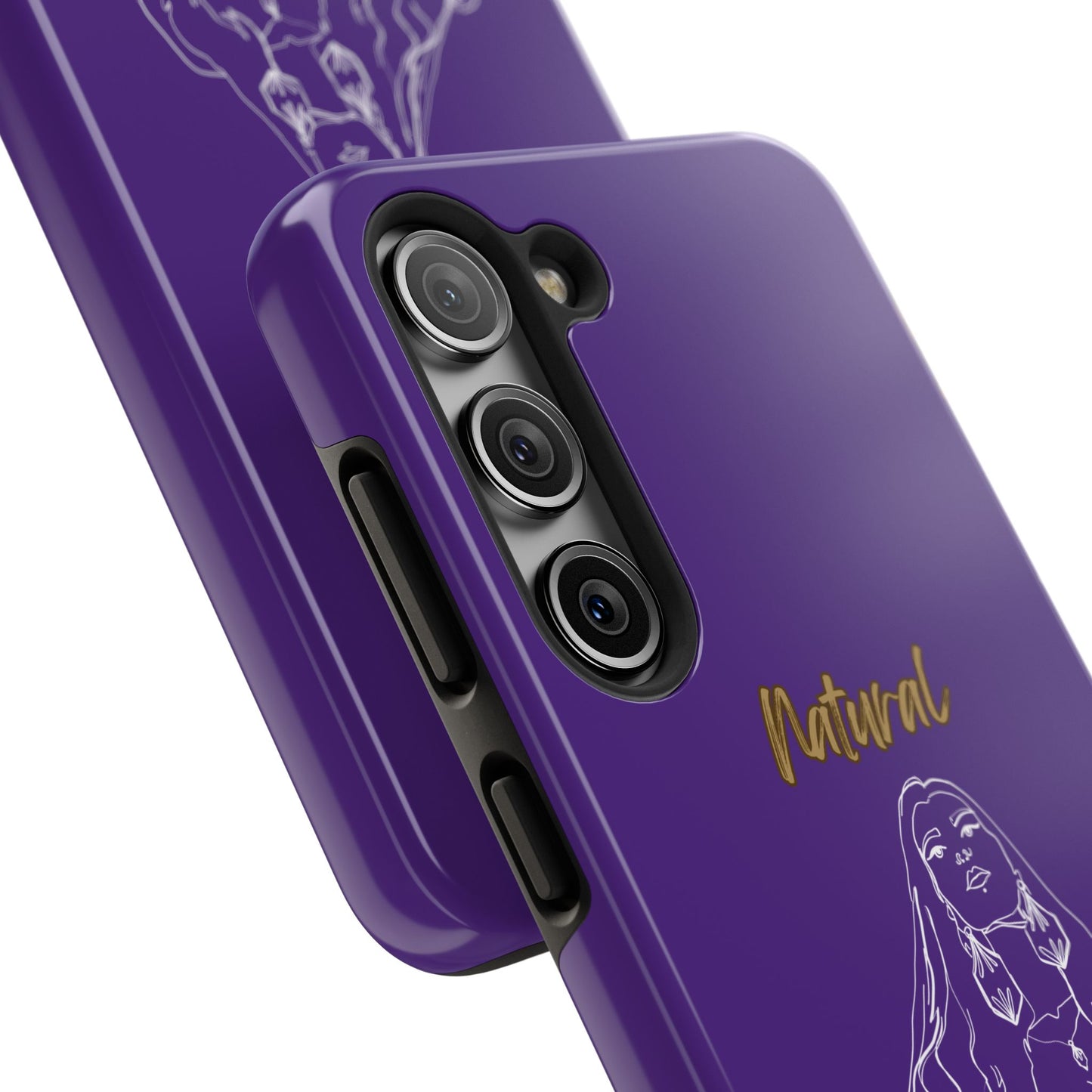 Natural Woman Thinking (WL)Tough Phone Cases PURPLE