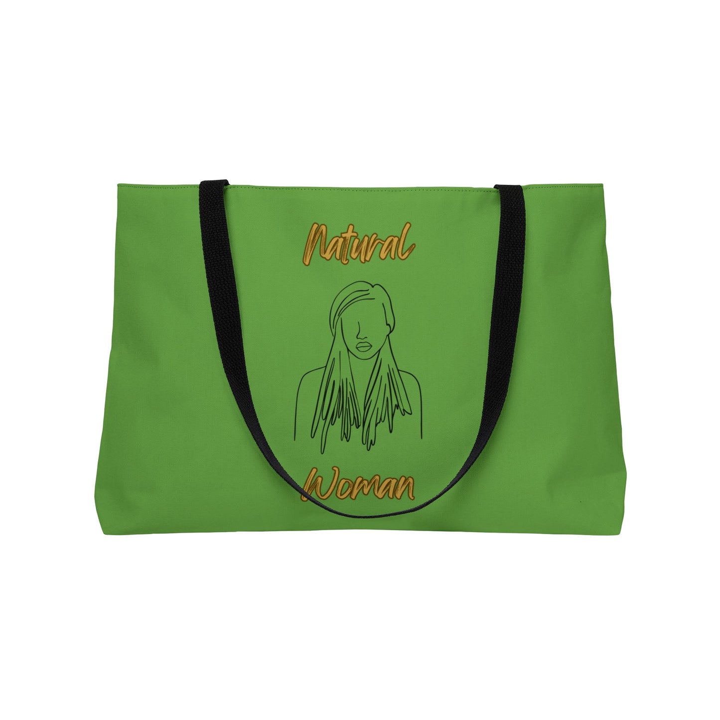 Natural Woman Content (BL) Weekender Tote Bag GREEN