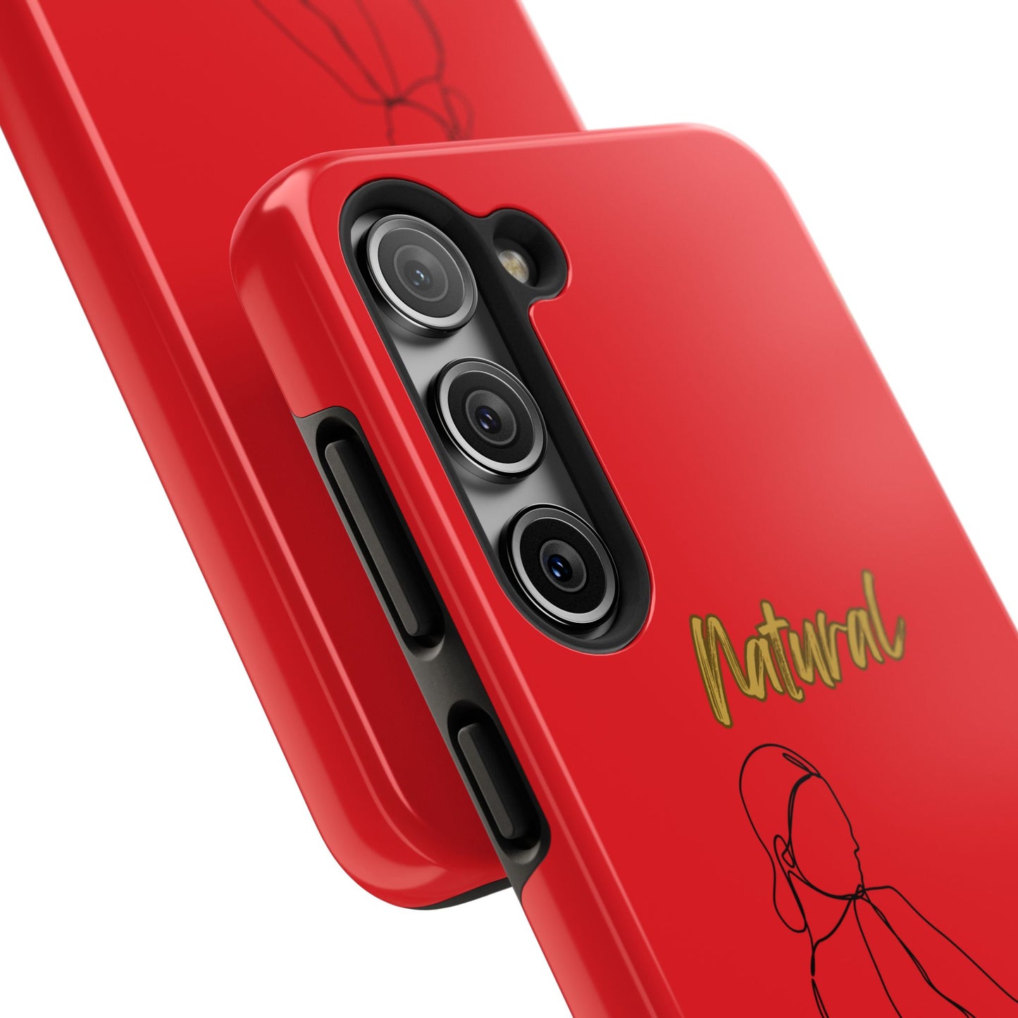 Natural Woman Hands Free (BL)Tough Phone Cases RED