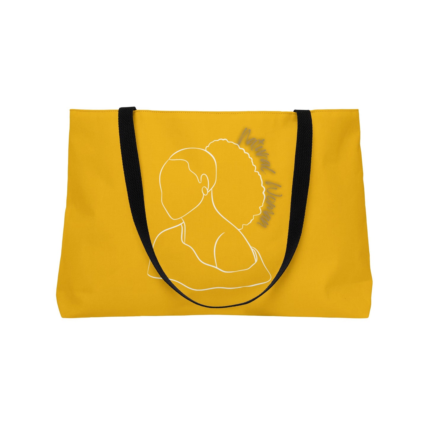 Natural Woman Behind Head (WL) Weekender Tote Bag YELLOW