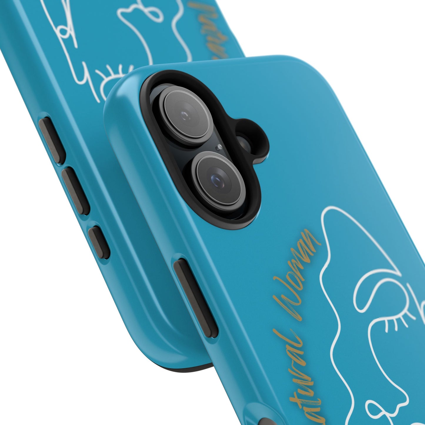 Natural Woman Half Face (WL)Tough Phone Case TURQUOISE