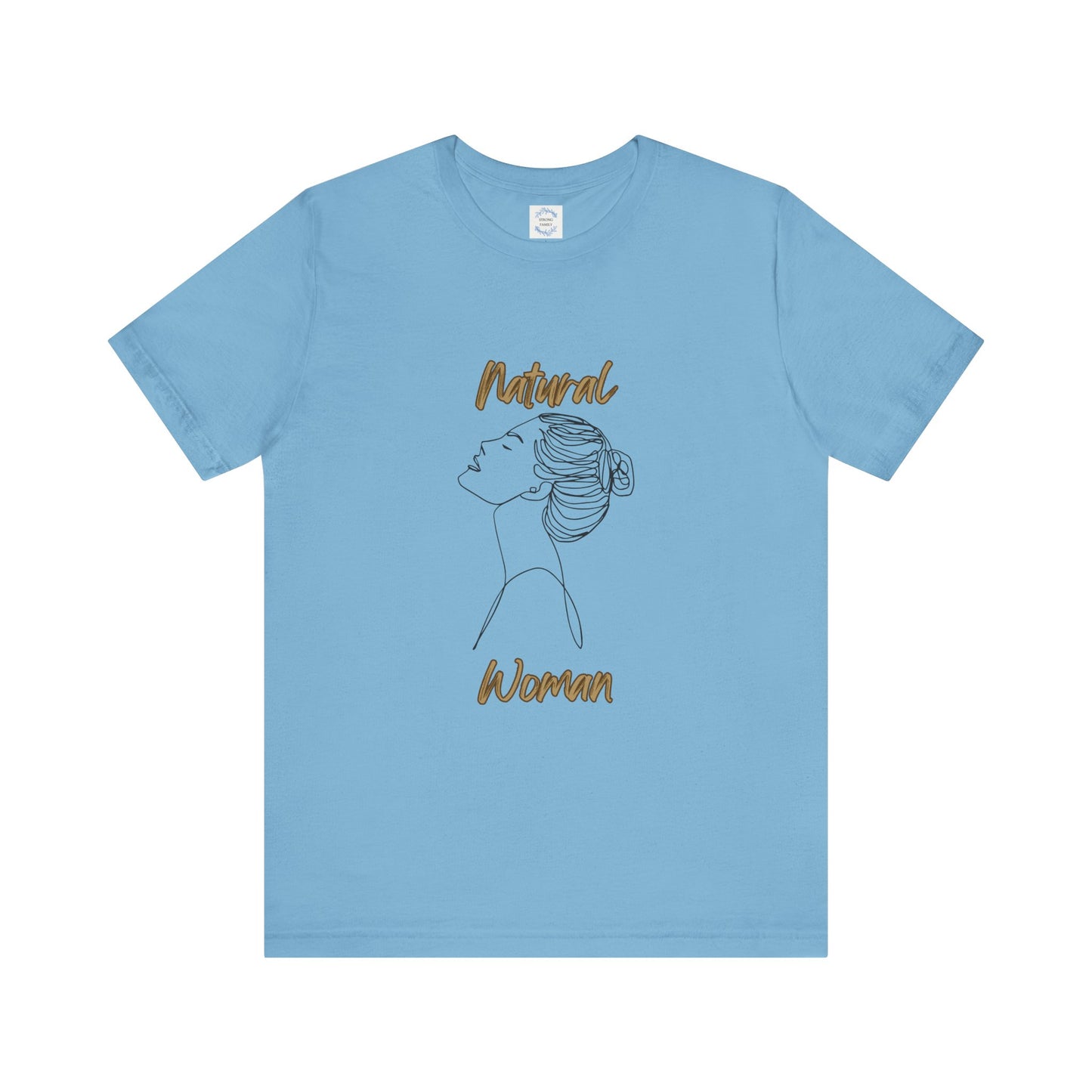 Natural Woman Wet Bun (BL) Short Sleeve T-Shirt