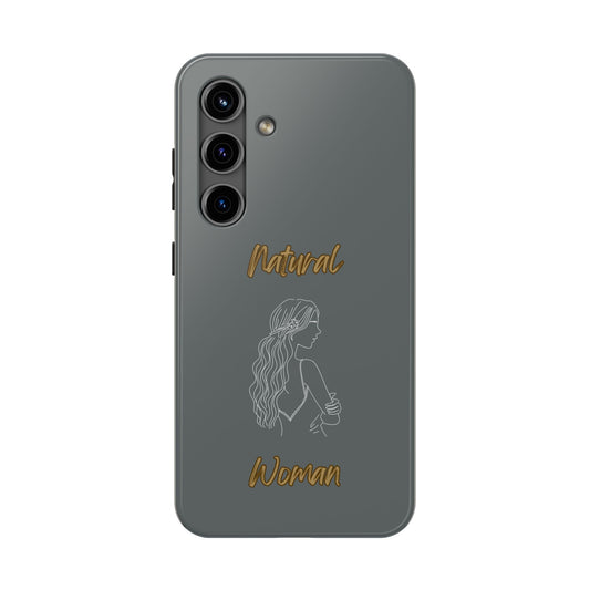 Natural Woman Young Woman (WL)Tough Phone Cases DARK GREY