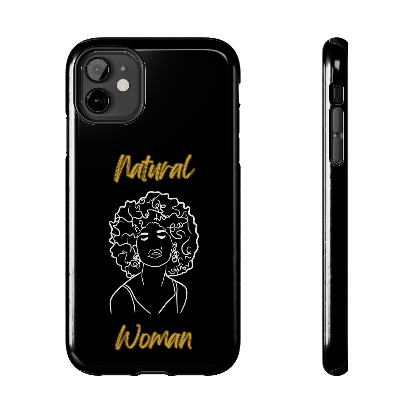Natural Woman All About Me (WL)Tough Phone Cases BLACK