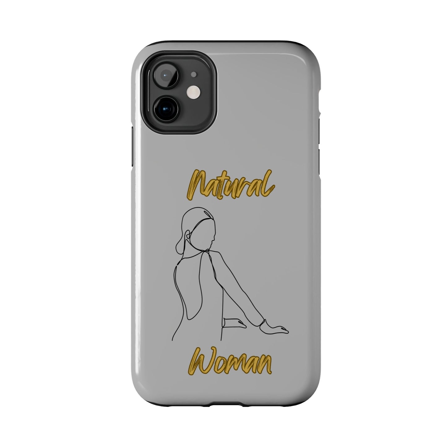 Natural Woman Hands Free (BL)Tough Phone Cases LIGHT GREY