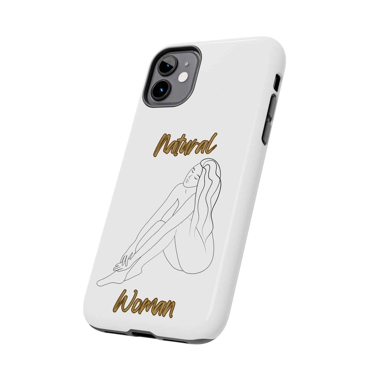Natural Woman Beauty (BL) Tough Phone Cases WHITE