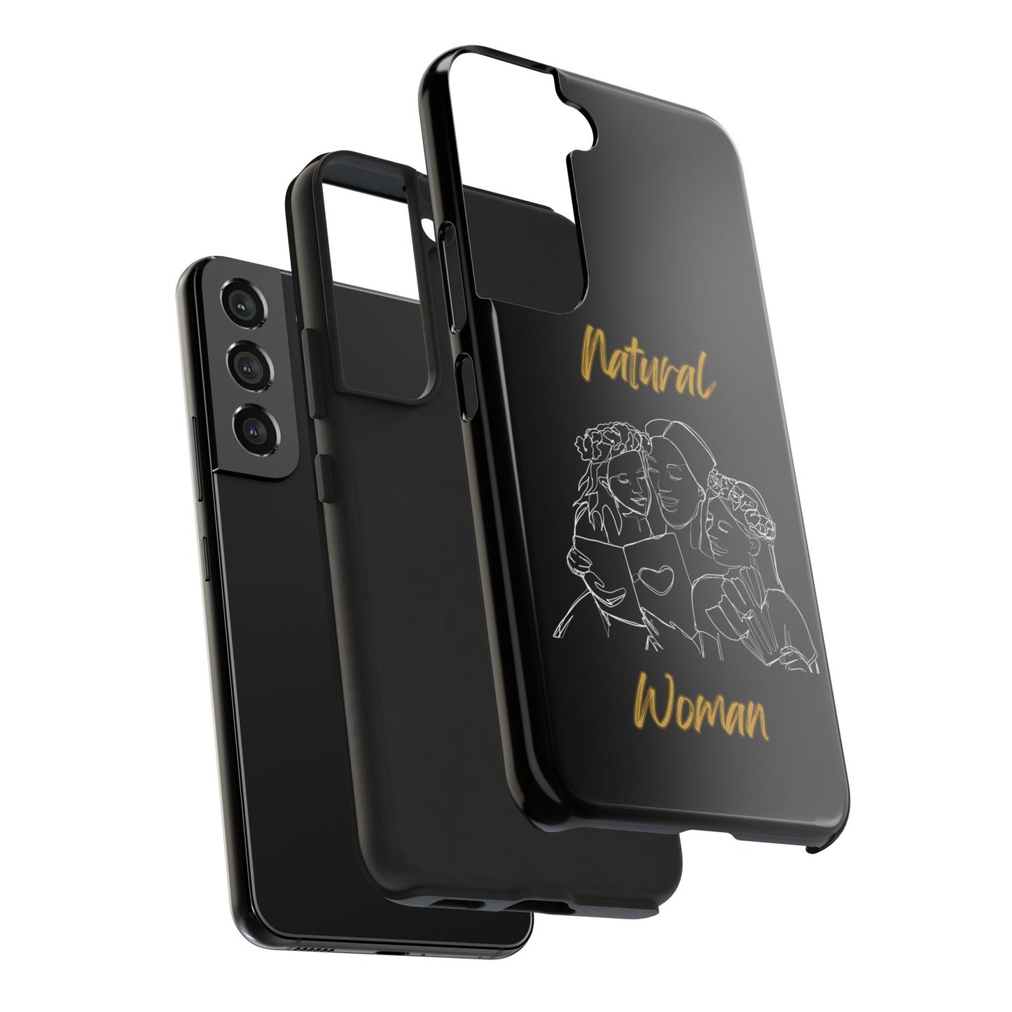 Natural Woman Me & My Girls (WL)Tough Phone Cases BLACK