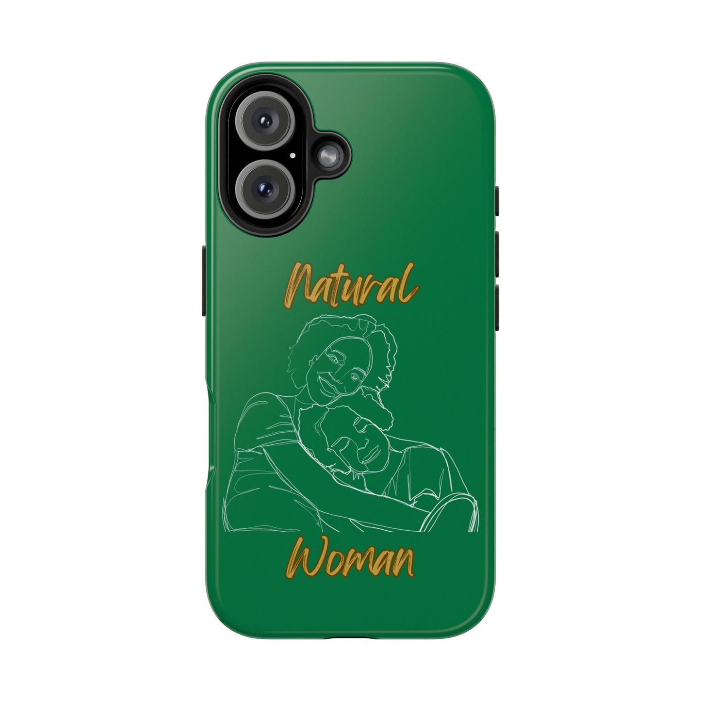 Natural Woman Loving Embrace (WL)Tough Phone Cases DARK GREEN