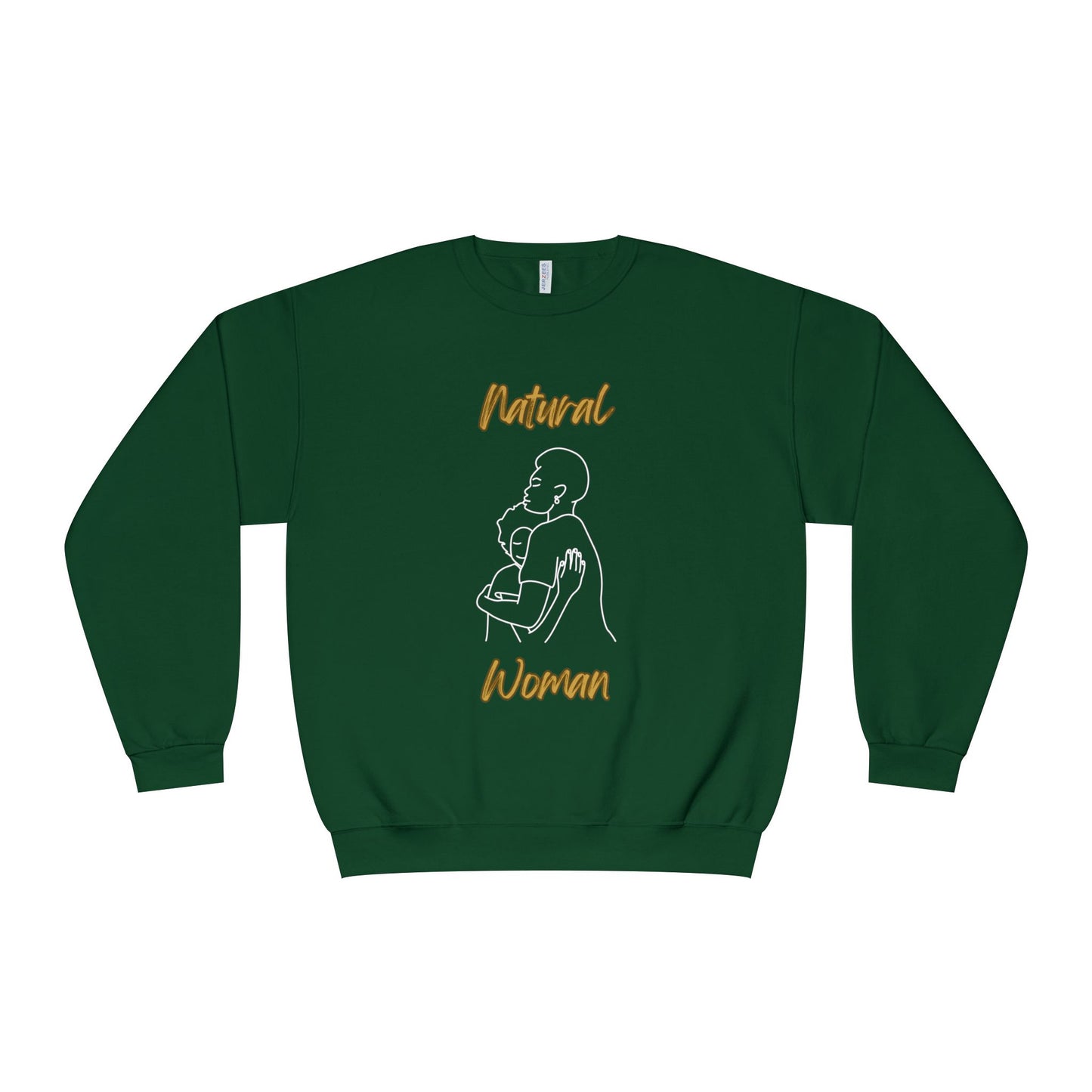 Natural Woman Safe With Momma (WL) Crewneck Sweatshirt