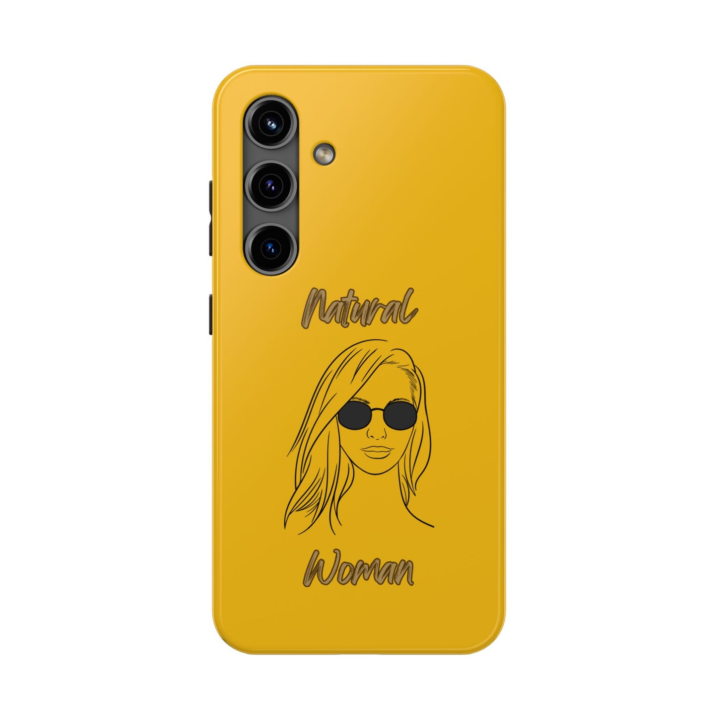 Natural Woman Shades (BL)Tough Phone Cases YELLOW