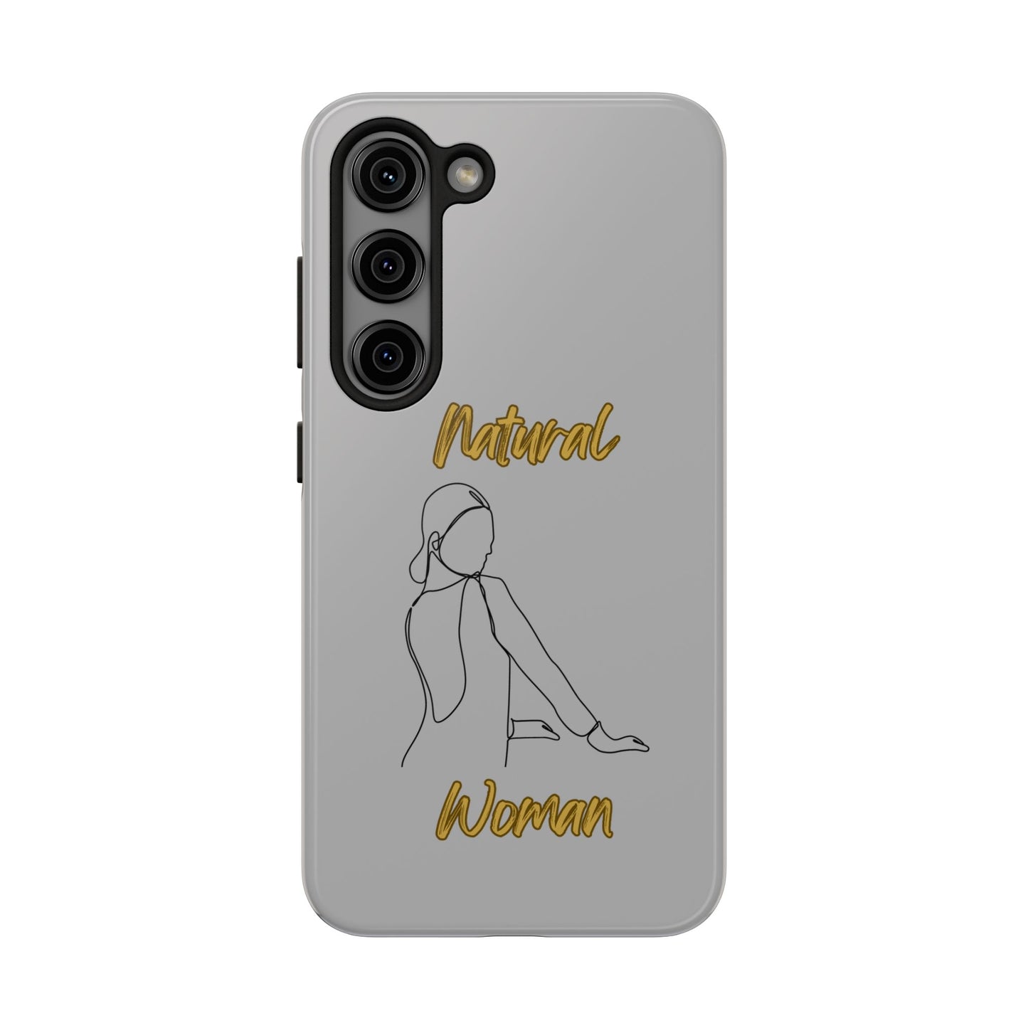 Natural Woman Hands Free (BL)Tough Phone Cases LIGHT GREY