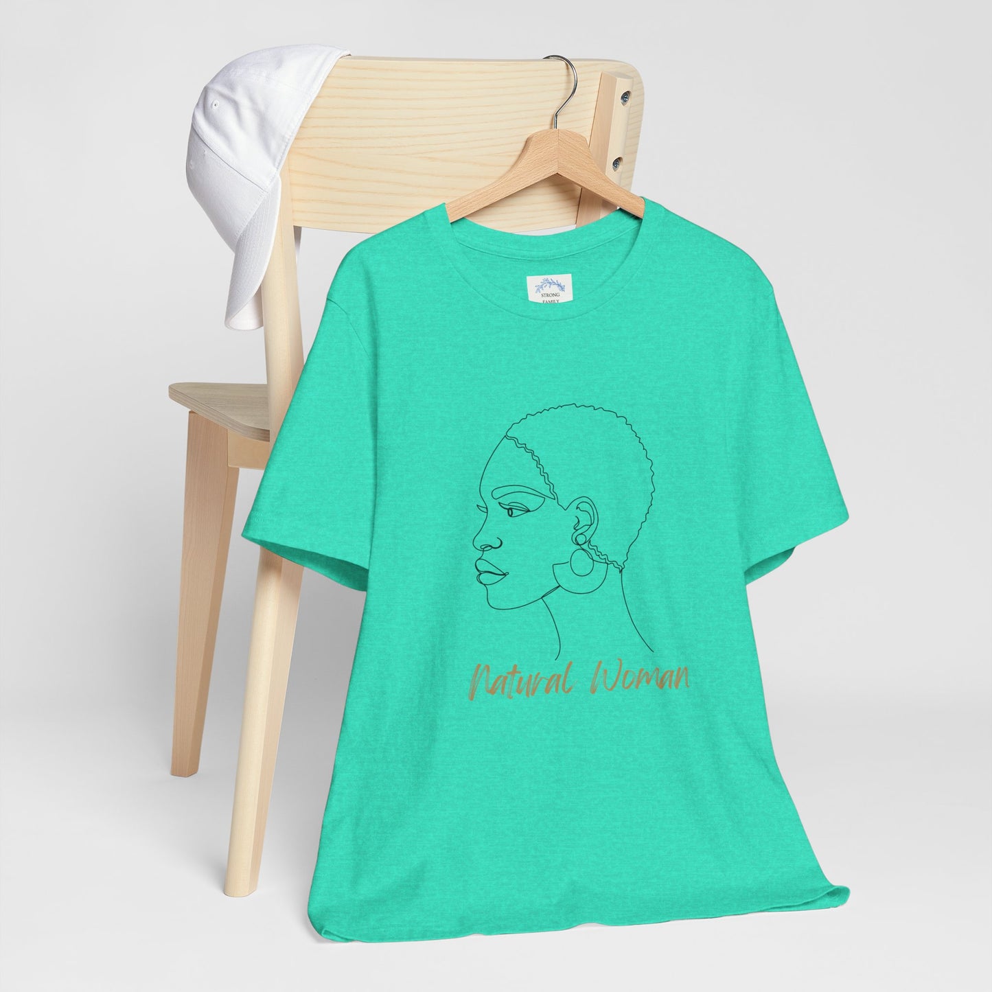 NATURAL WOMAN Finger Waves (BL) Short Sleeve T-Shirt