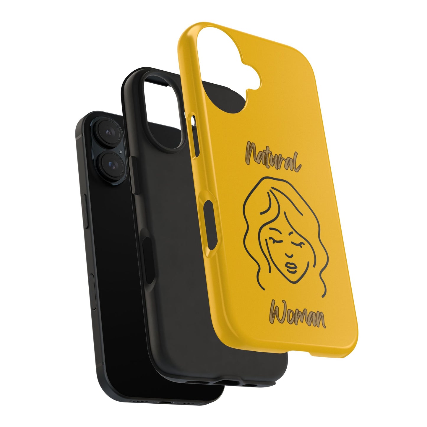 Natural Woman Modest (BL)Tough Phone Cases YELLOW