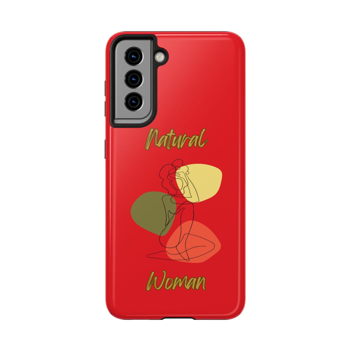 Natural Woman Colorful Pose (BL)Tough Phone Cases RED