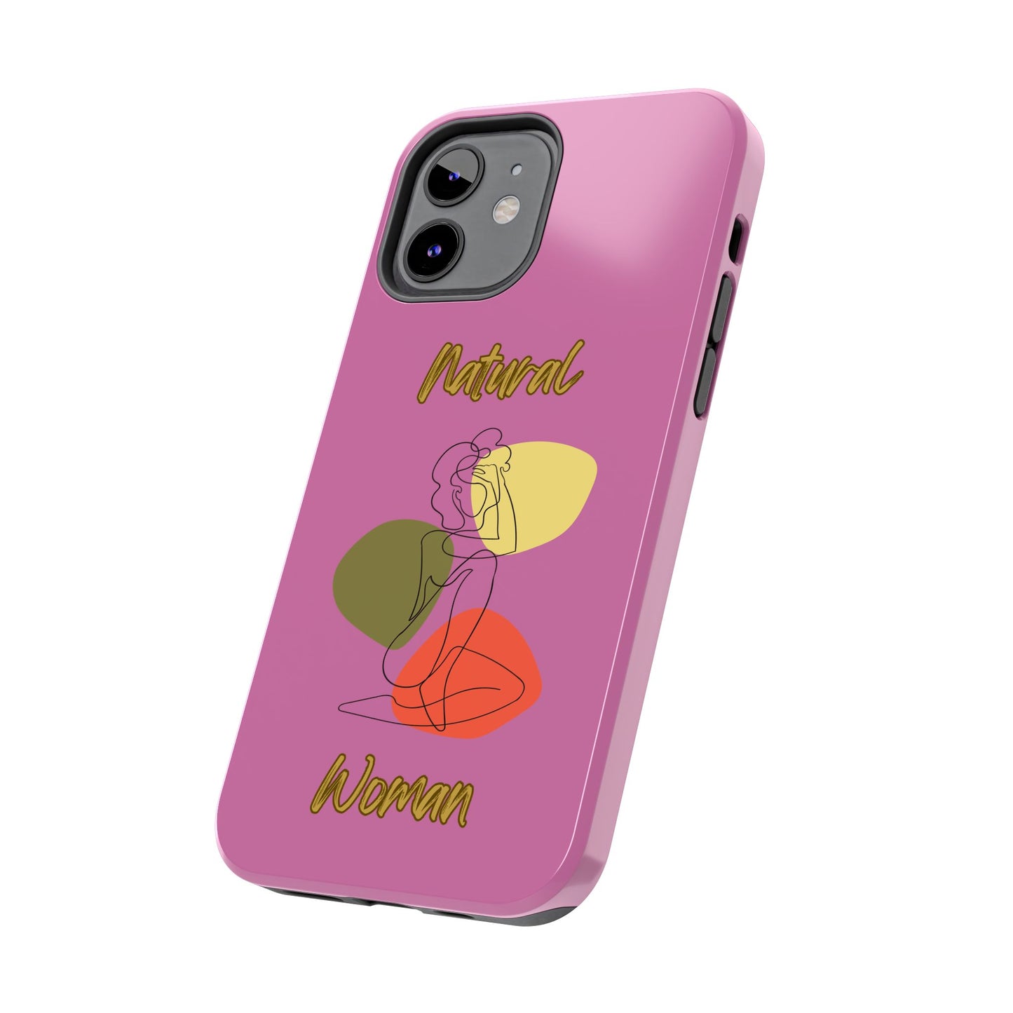 Natural Woman Colorful Pose (BL)Tough Phone Cases LIGHT PINK