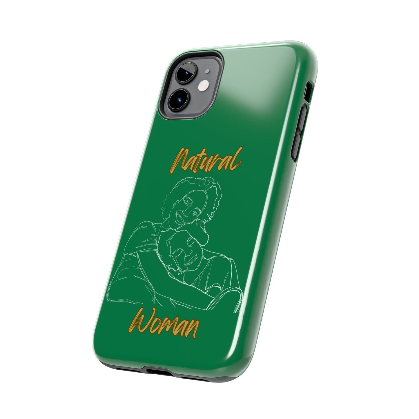 Natural Woman Loving Embrace (WL)Tough Phone Cases DARK GREEN