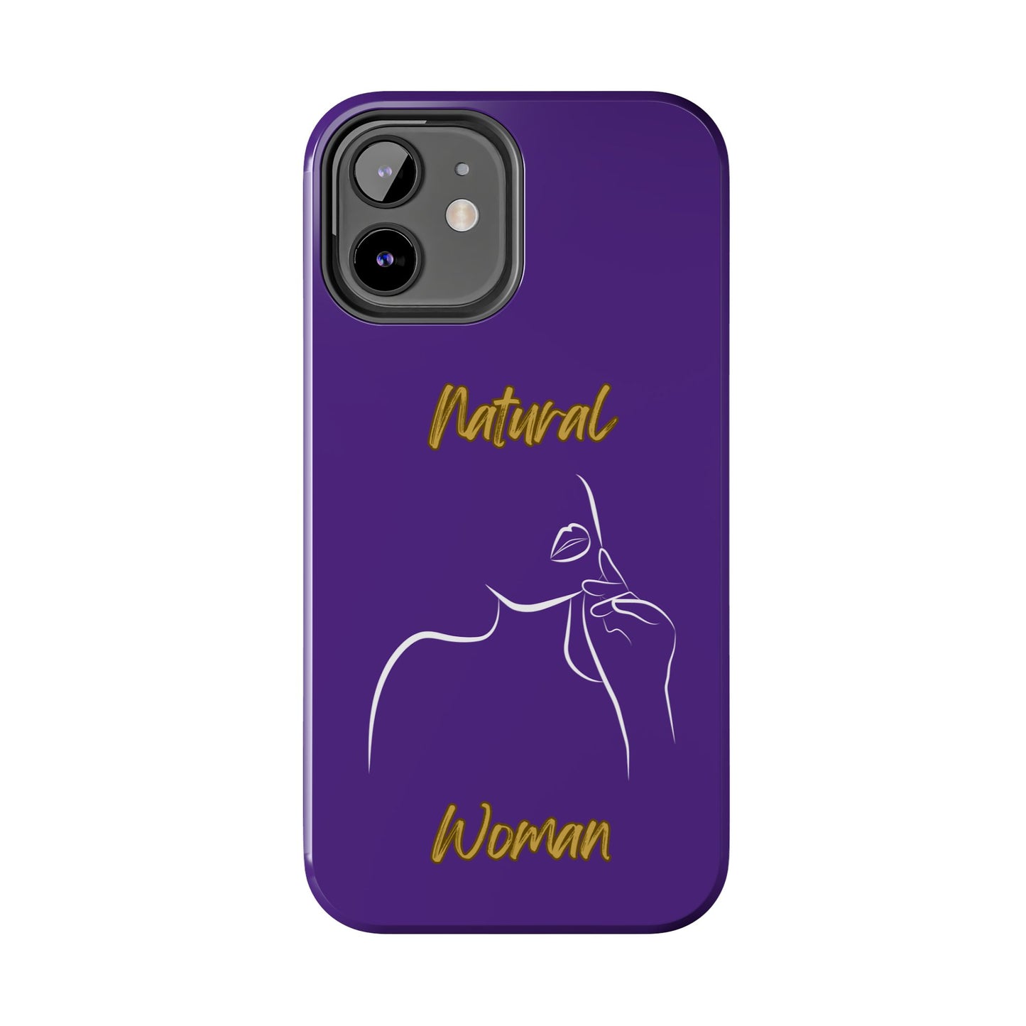 Natural Woman Chin Up (WL)Tough Phone Cases PURPLE