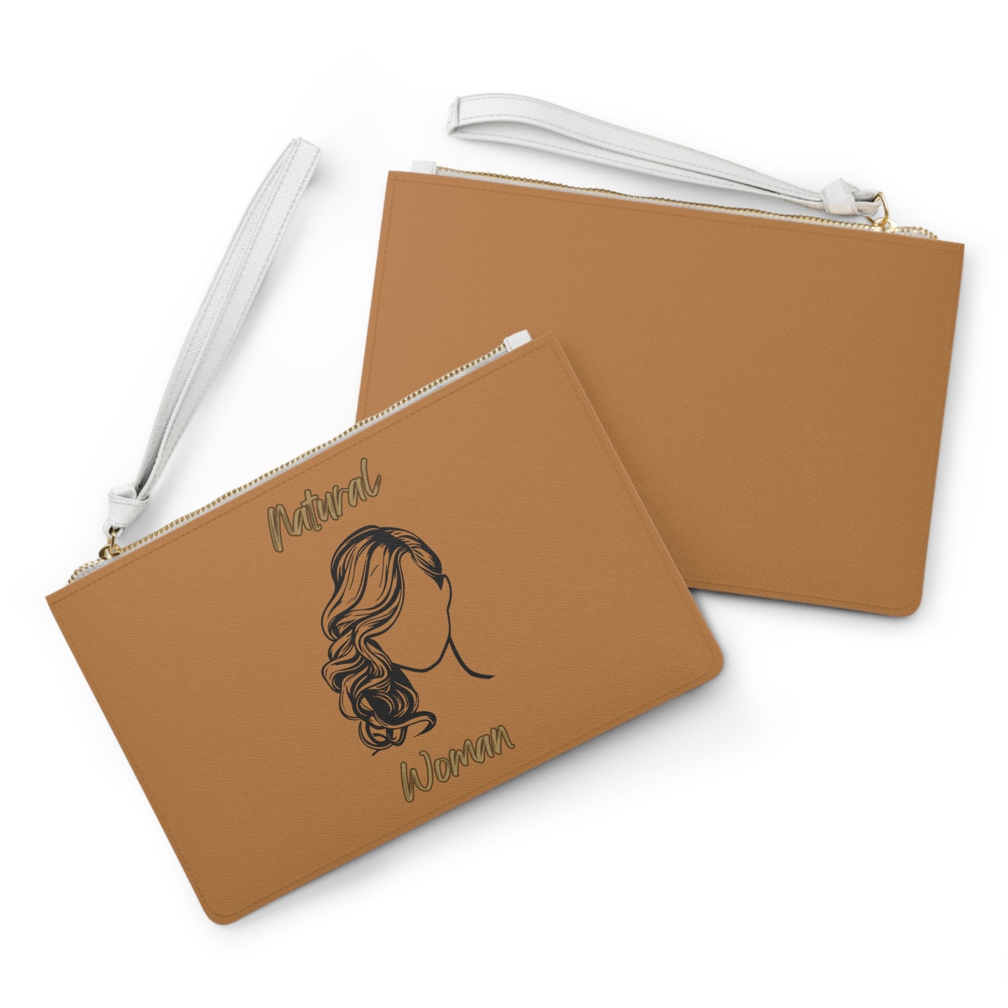 Natural Woman Long Curl (BL) Clutch Bag LIGHT BROWN