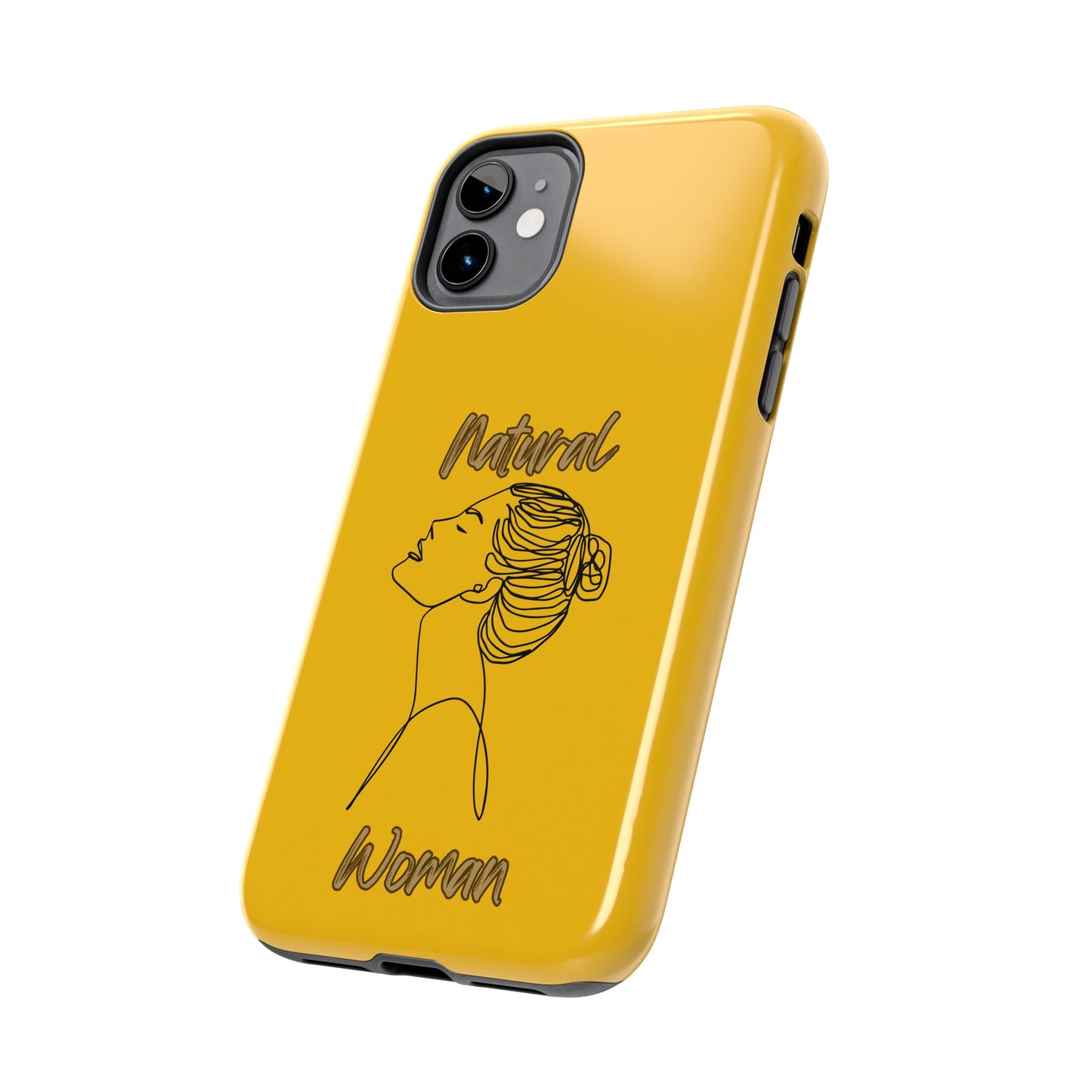 Natural Woman Wet Bun (BL) Tough Phone Cases YELLOW