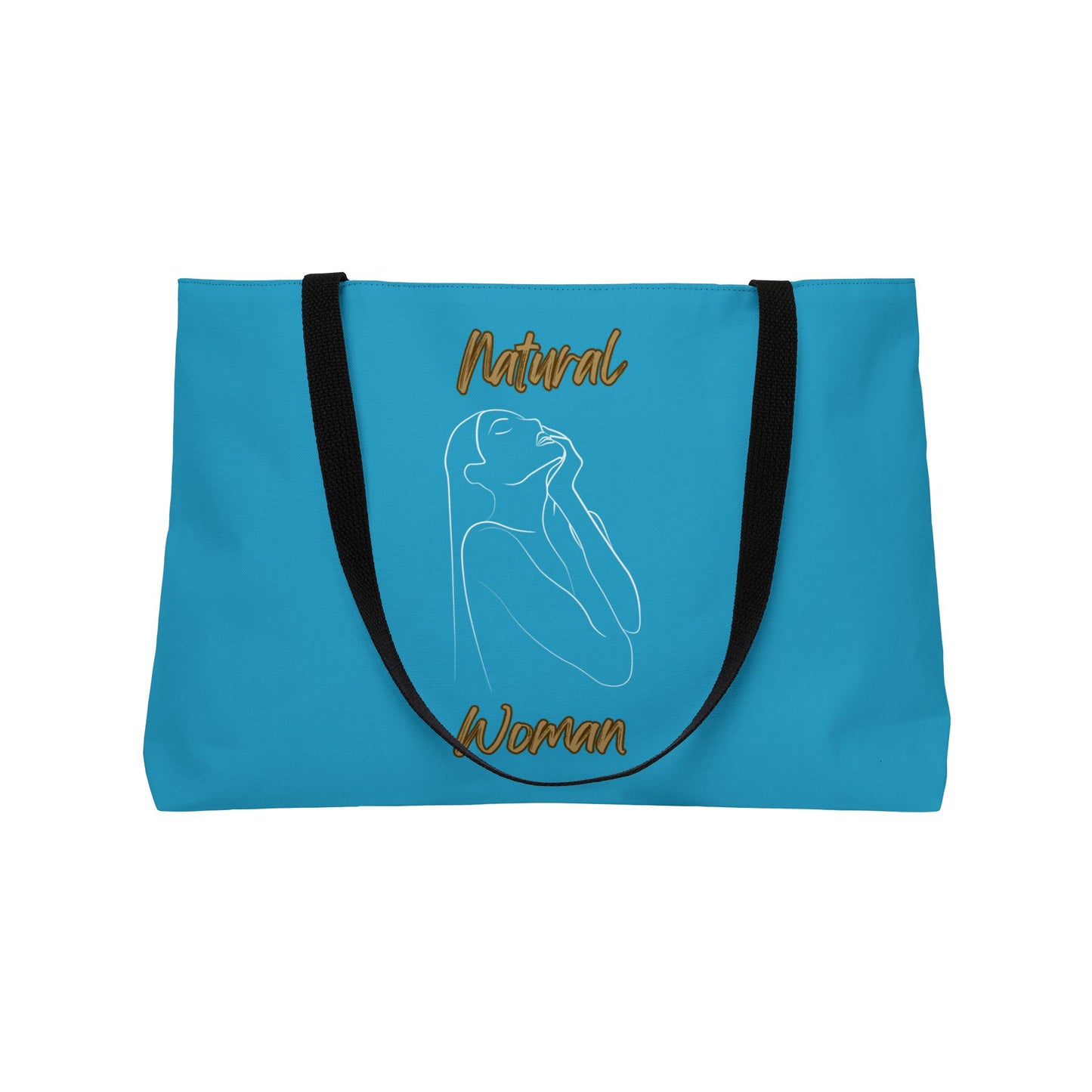Natural Woman Thank You (WL) Weekender Tote Bag TURQUOISE