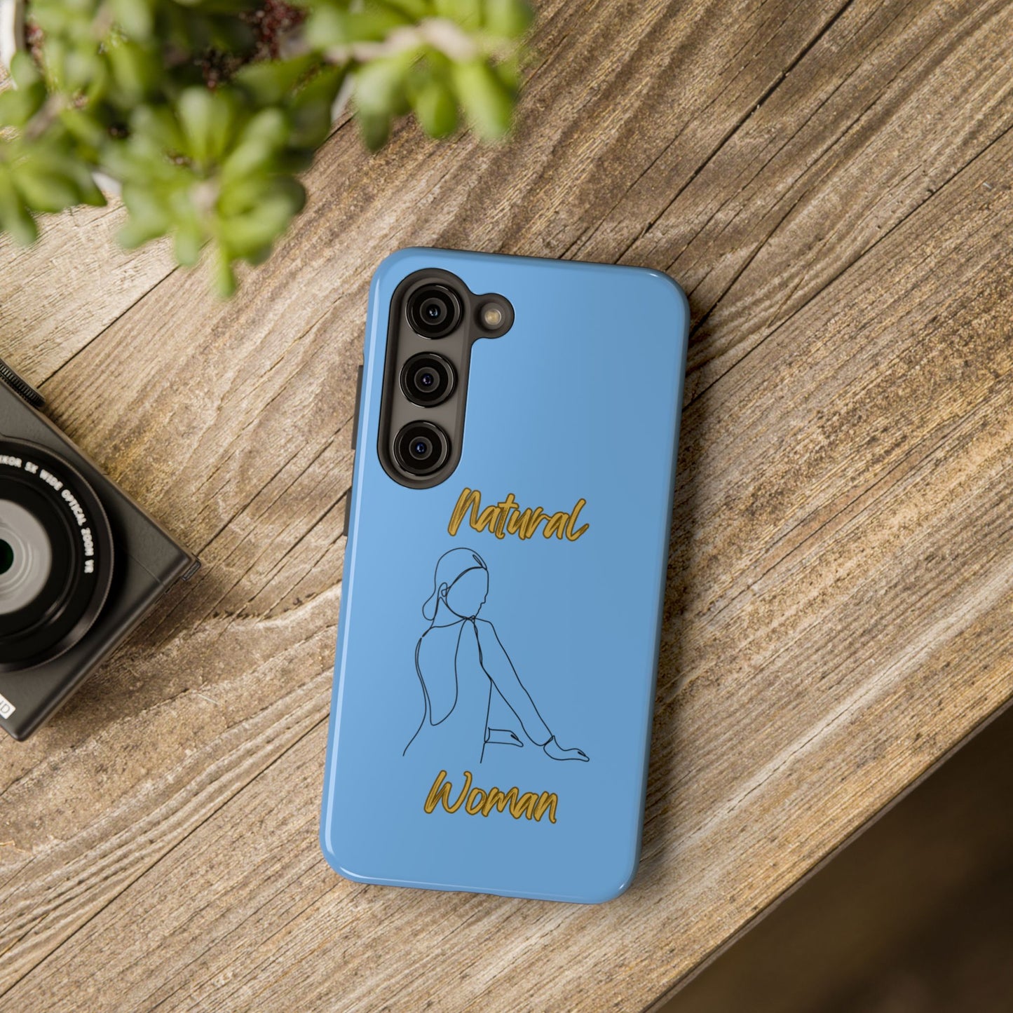 Natural Woman Hands Free (BL)Tough Phone Cases LIGHT BLUE