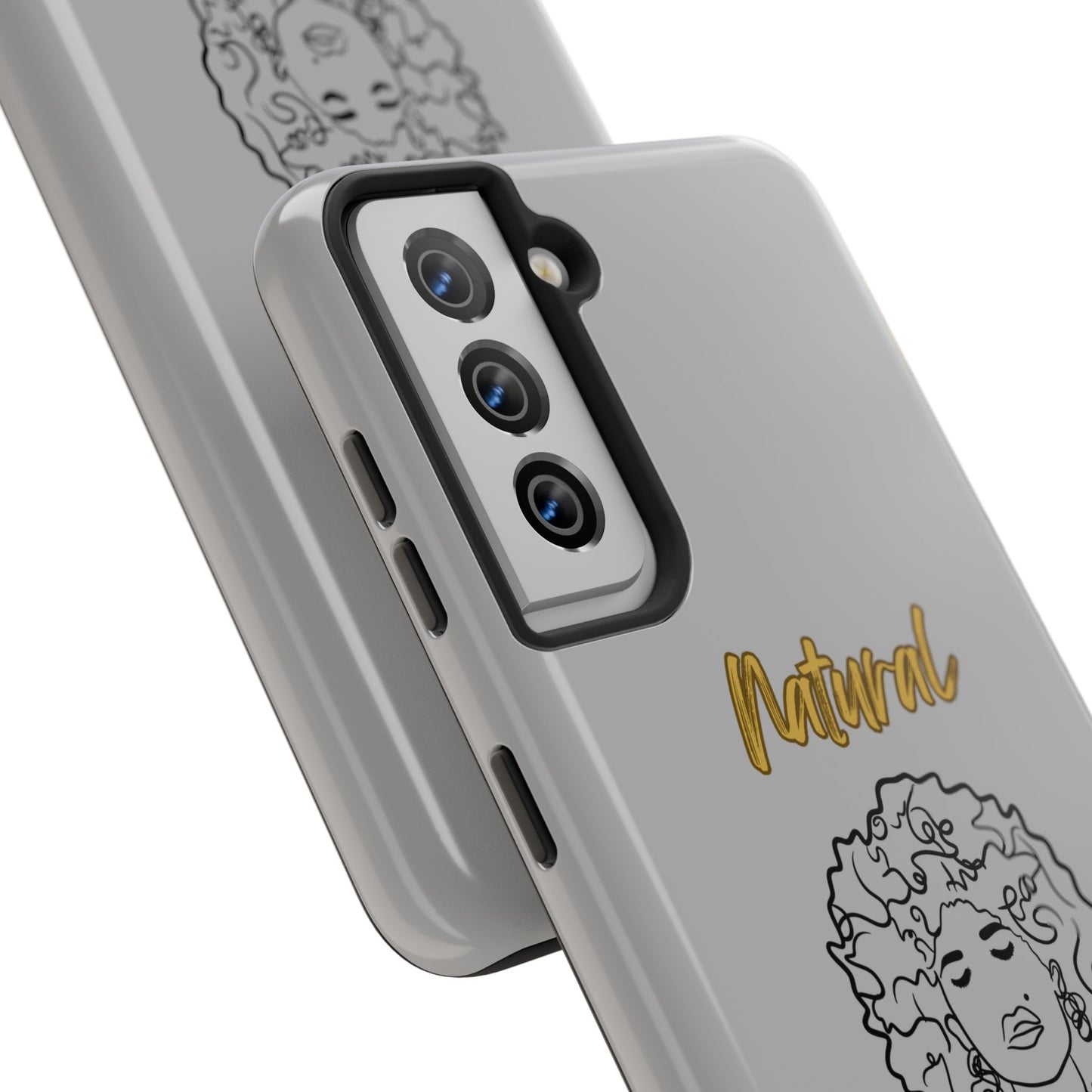 Natural Woman All About Me (BL)Tough Phone Cases LIGHT GREY