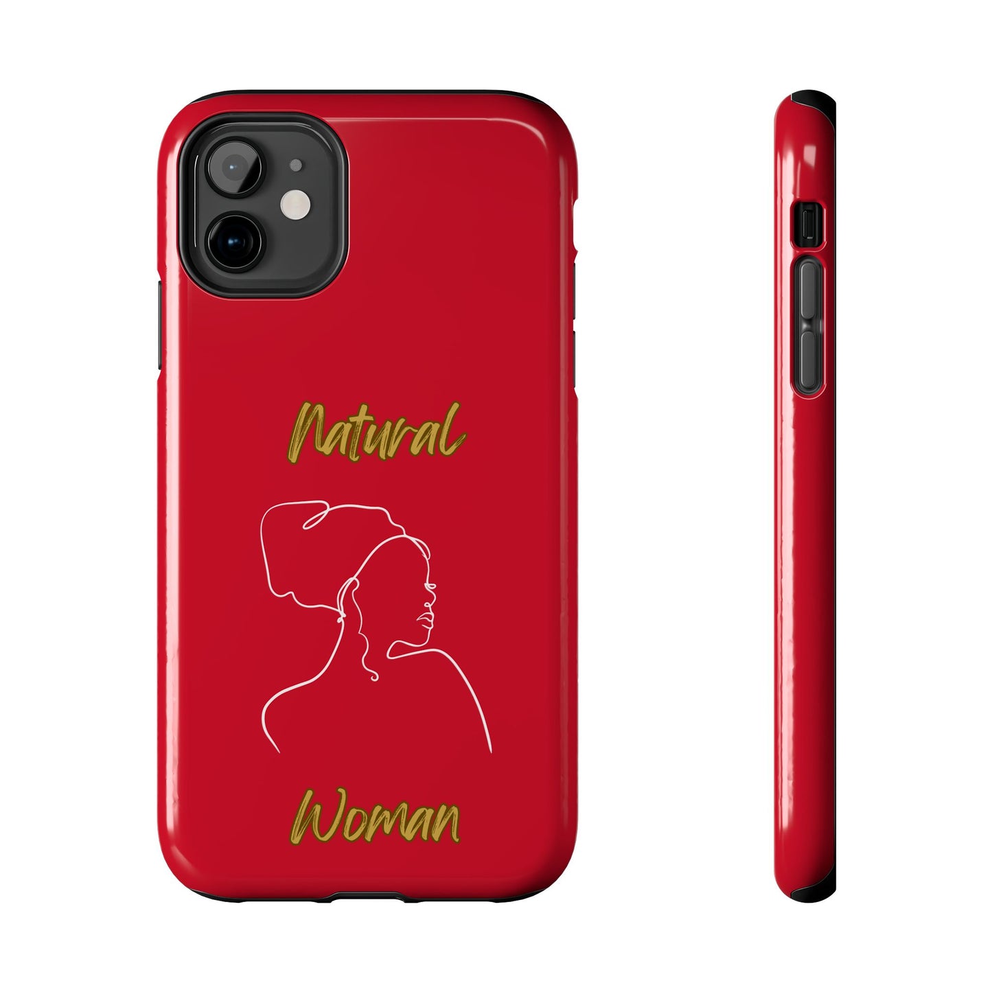 Natural Woman Refreshed (WL)Tough Phone Cases DARK RED