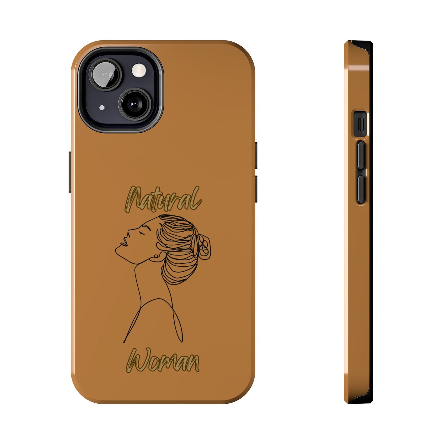 Natural Woman Wet Bun (BL) Tough Phone Cases LIGHT BROWN