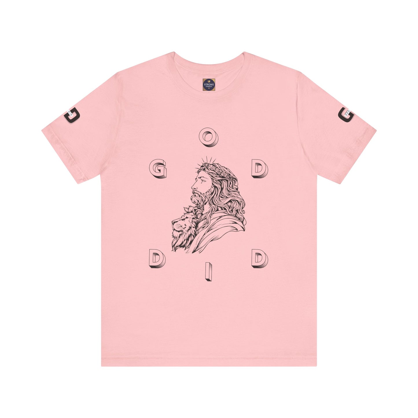 "GOD DID" —(BL) Jesus/Lion Profile