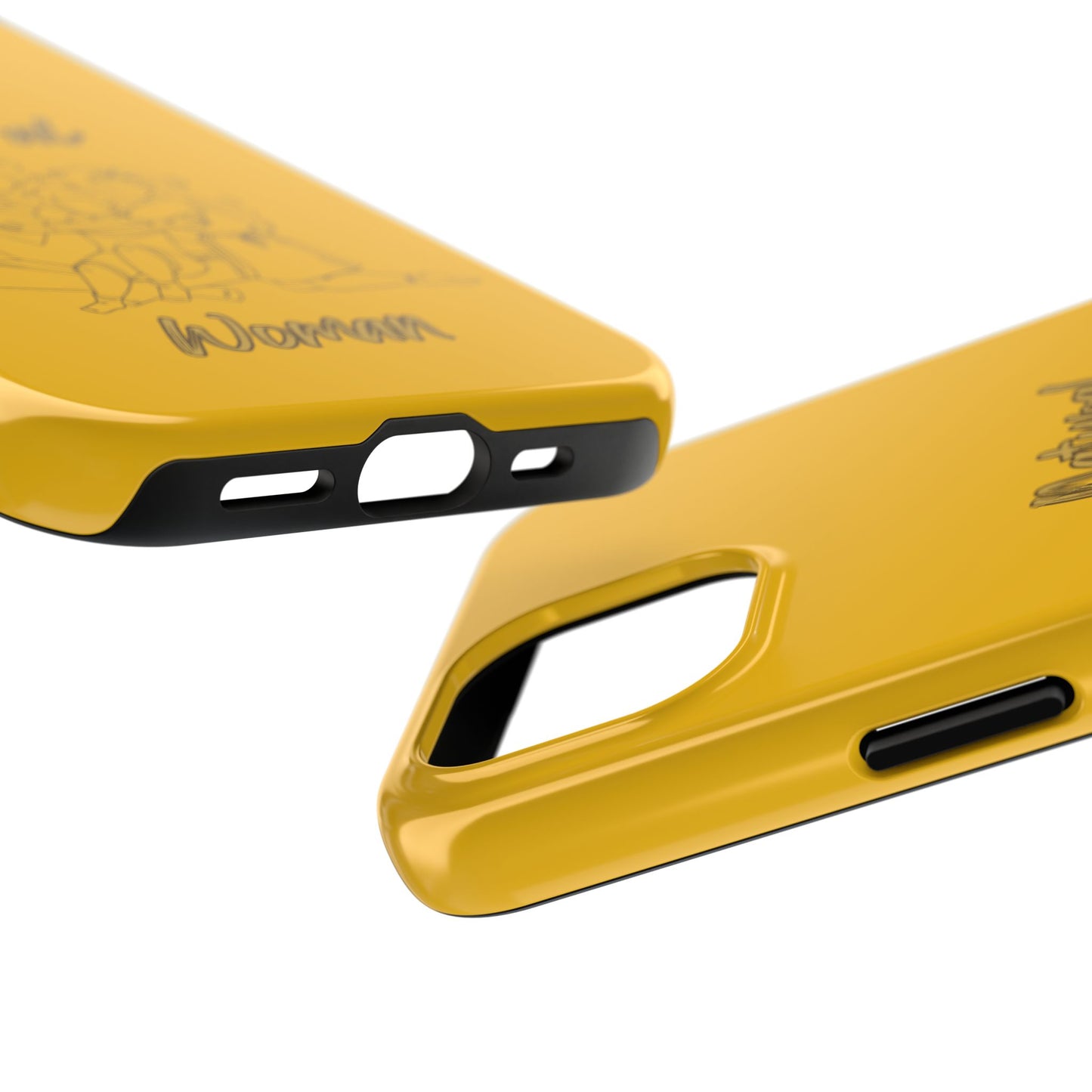 Natural Woman Bear Hugs (BL) Tough Phone Cases YELLOW